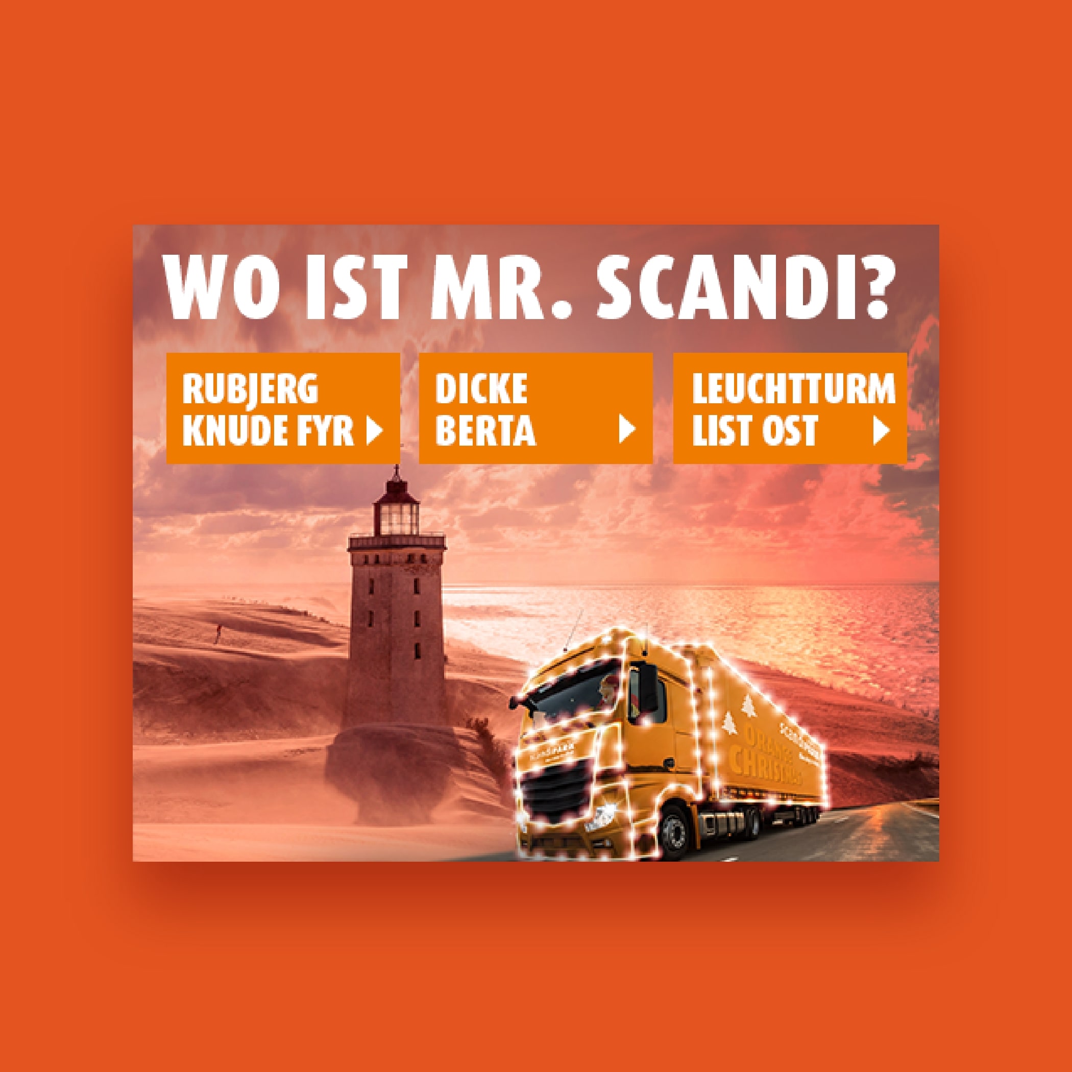 Gelber Scandipark Truck