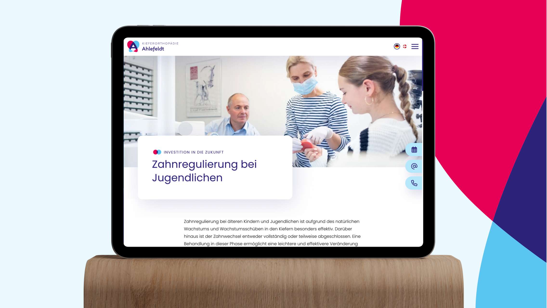 h2_screendesigns_teaser_02.jpg Die Website von Praxis Ahlefeldt auf einem Laptop