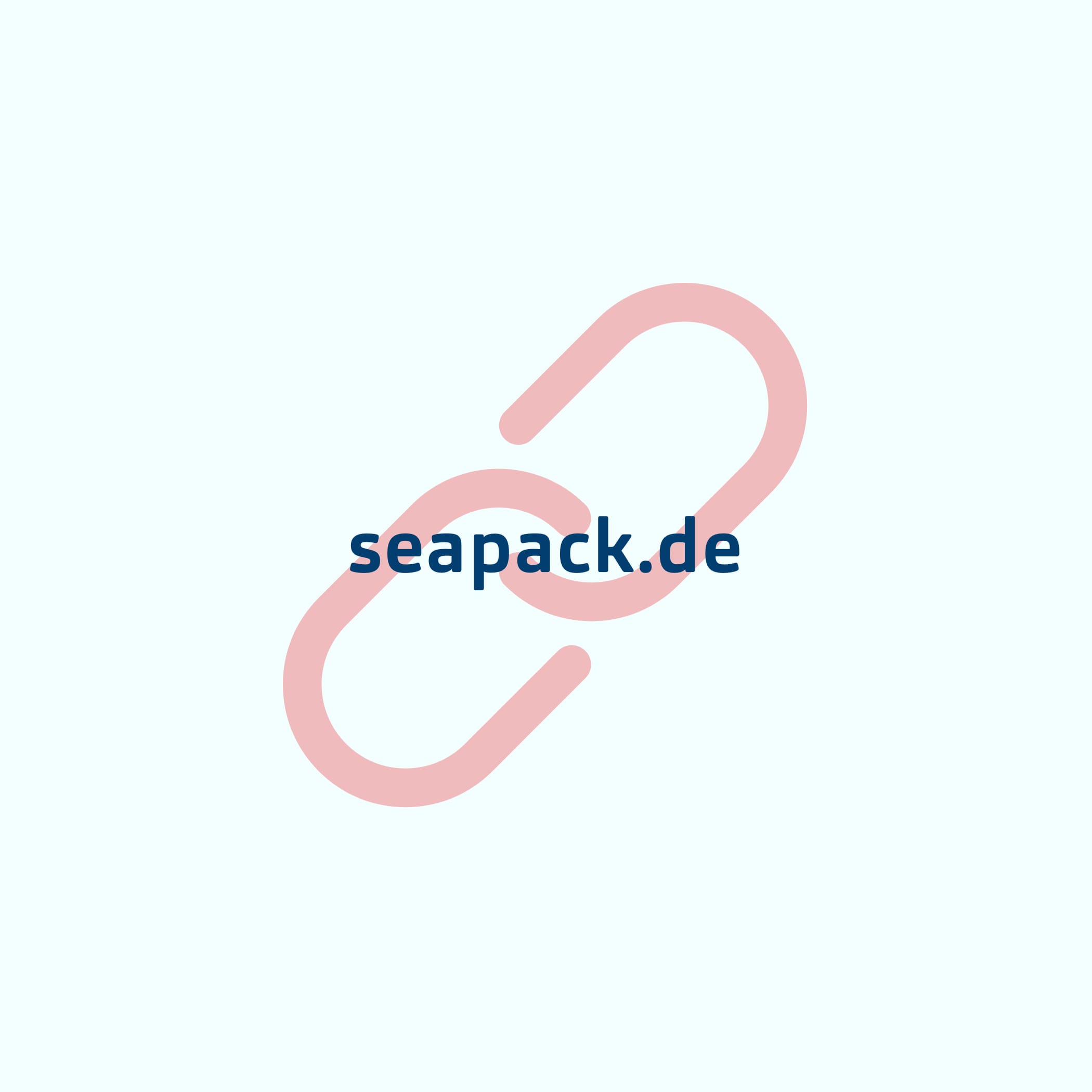 Blaue URL von Seepack