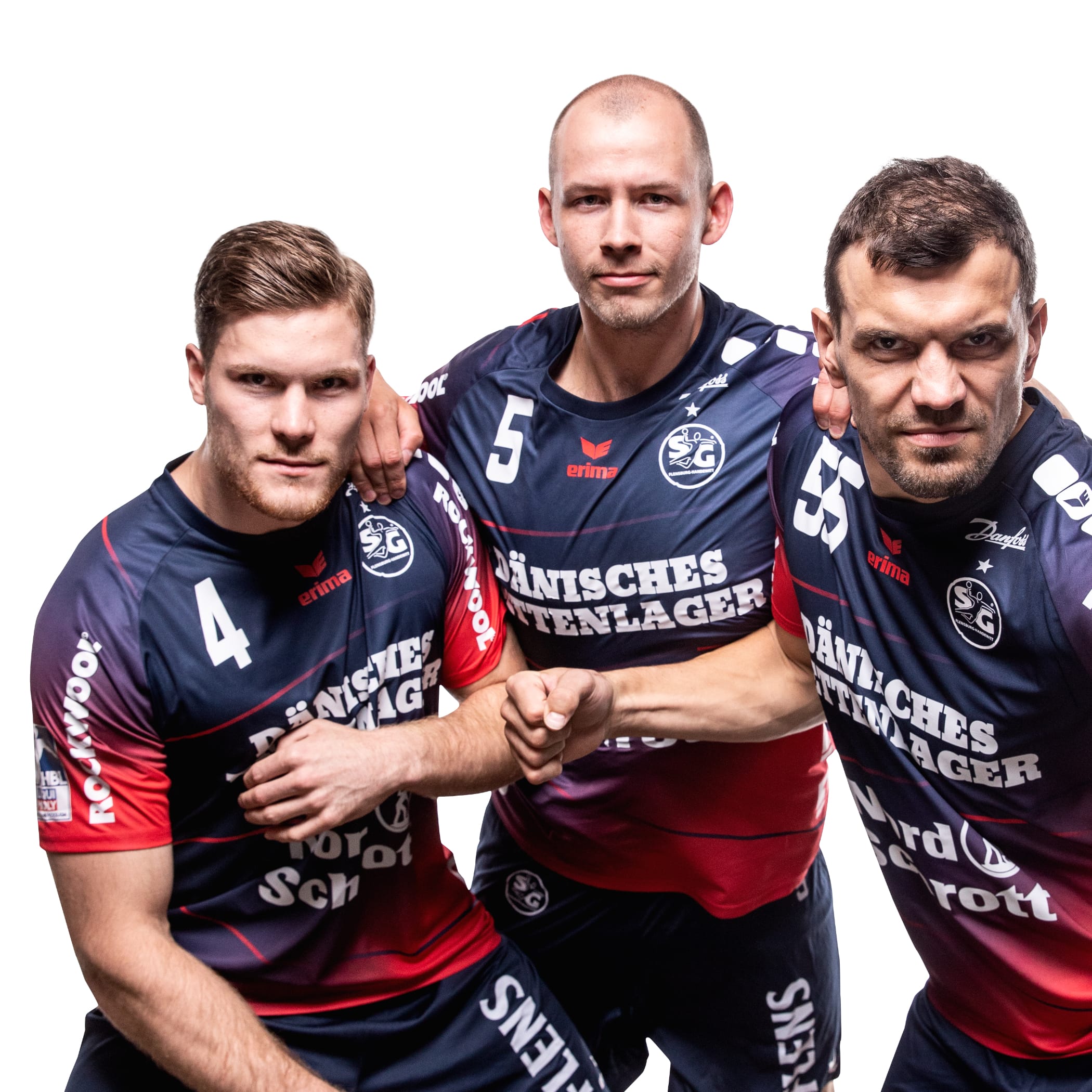 hochzwei_sg_teaser_01.jpg Drei SG Spieler posieren vor der Kamera