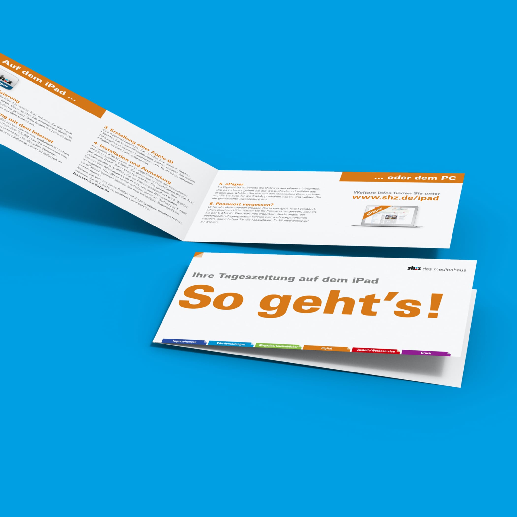 hochzwei_shz_teaser_01.jpg Aufklappbarer Flyer der shz
