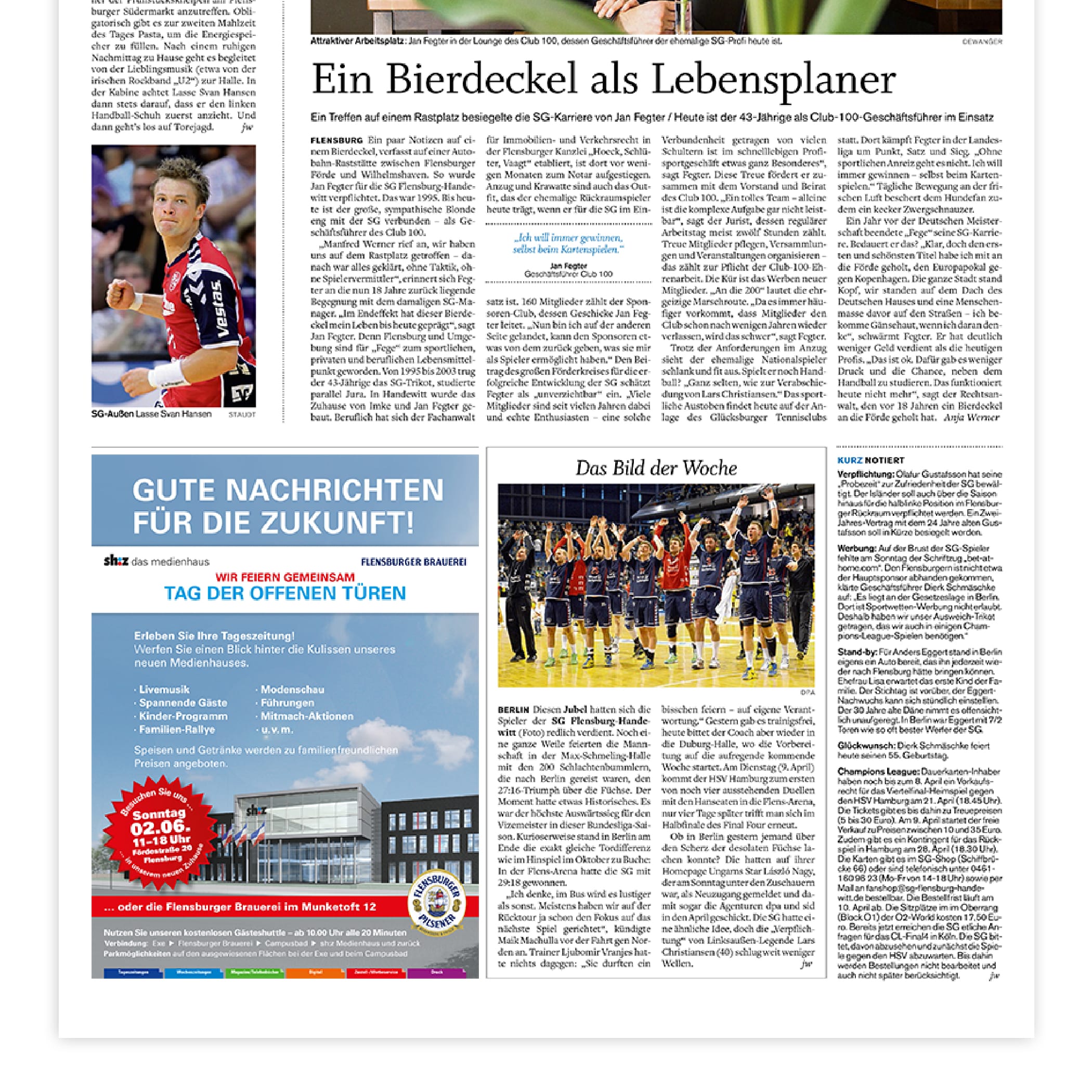 hochzwei_shz_teaser_08.jpg Zeitungsausschnitt über die SG flensburg Handewitt