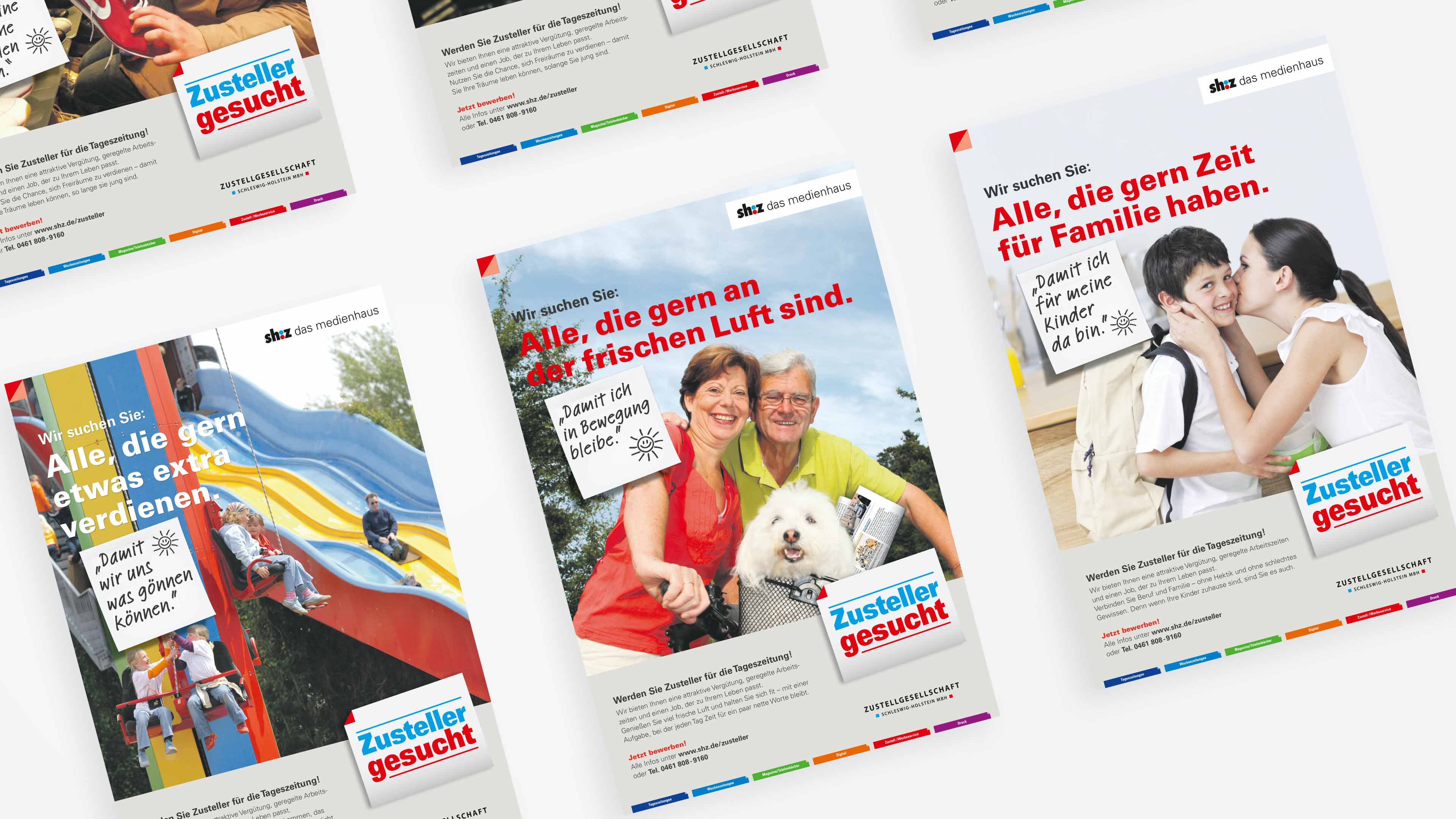 Fünf Blätter der shz