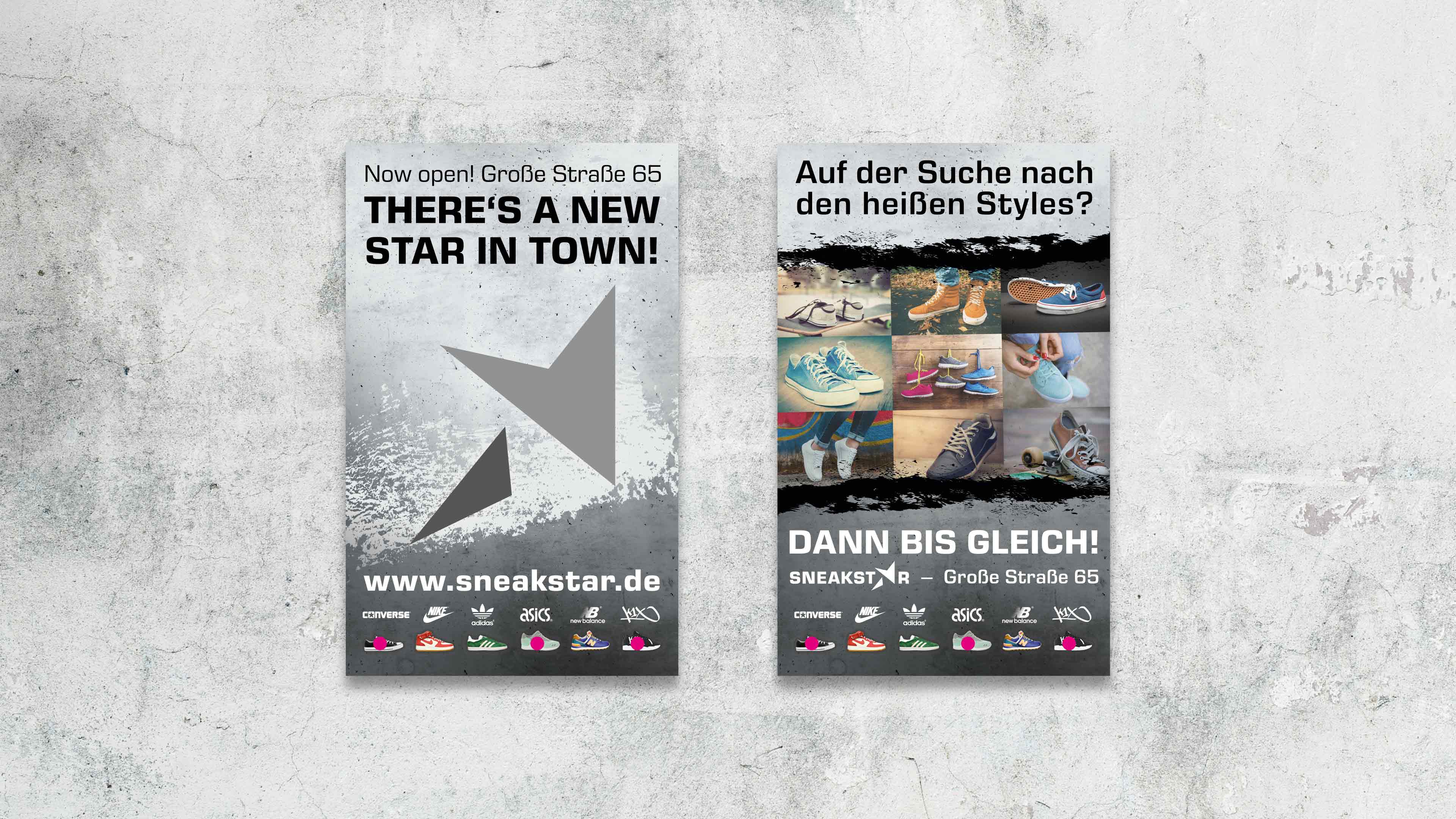 hochzwei_sneak_slider_03.jpg Flyer von Sneakstar mit einer Bildercollage von Schuhen