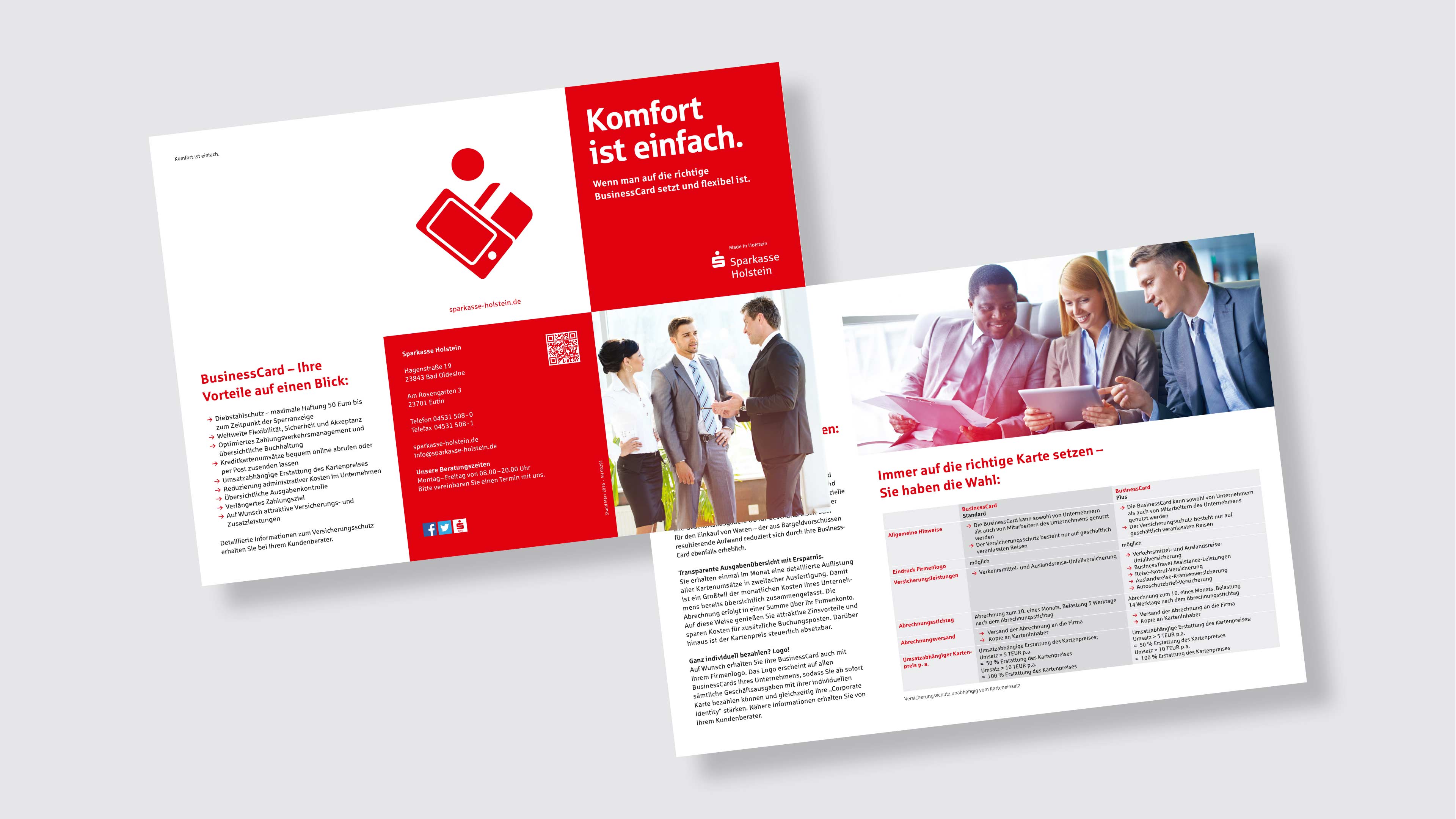 hochzwei_spho_slider_02.jpg Zwei Flyer der Sparkasse mit Mitarbeiterbildern