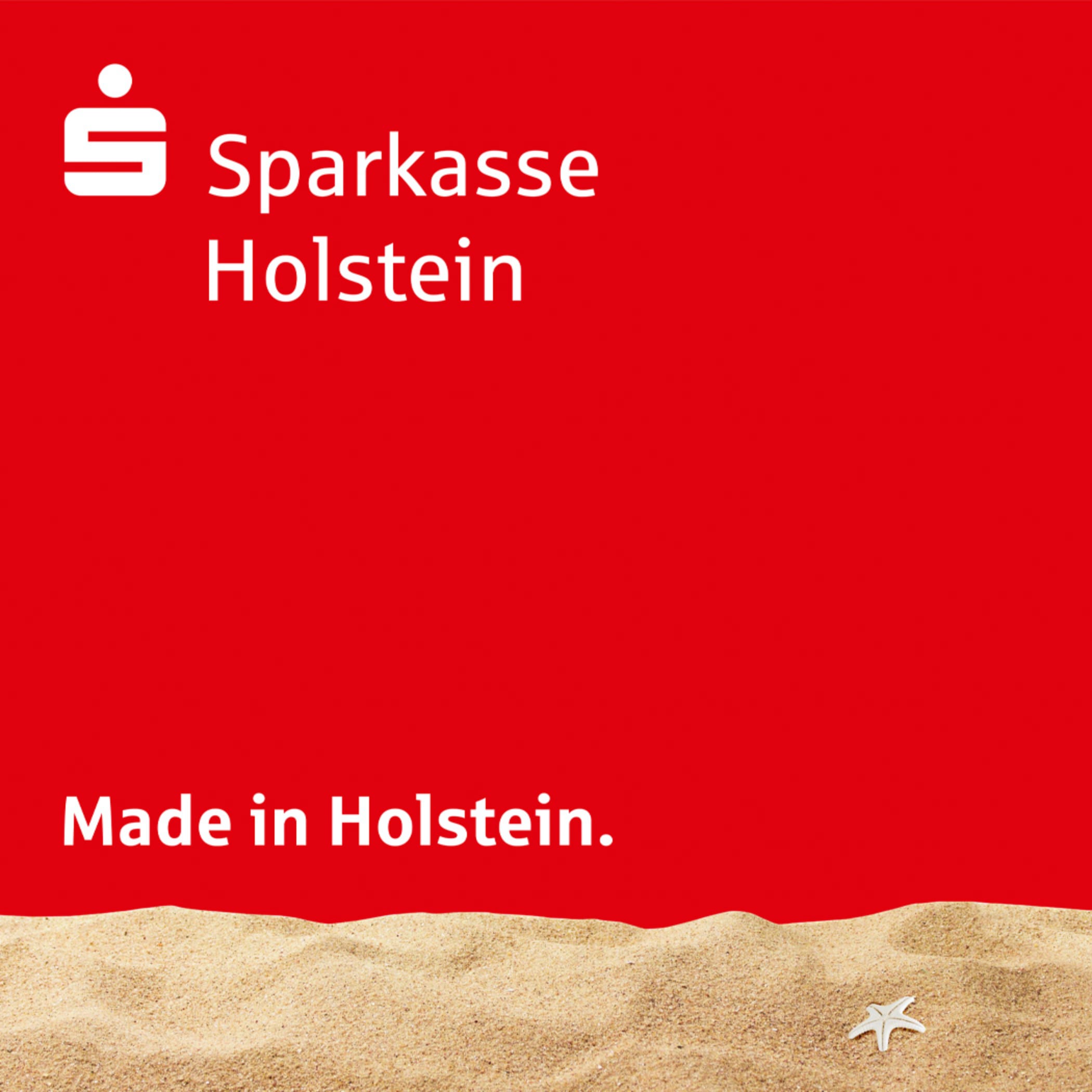 hochzwei_spho_teaser_08.jpg Rote Kachel mit Sand und dem Sparkassen Logo