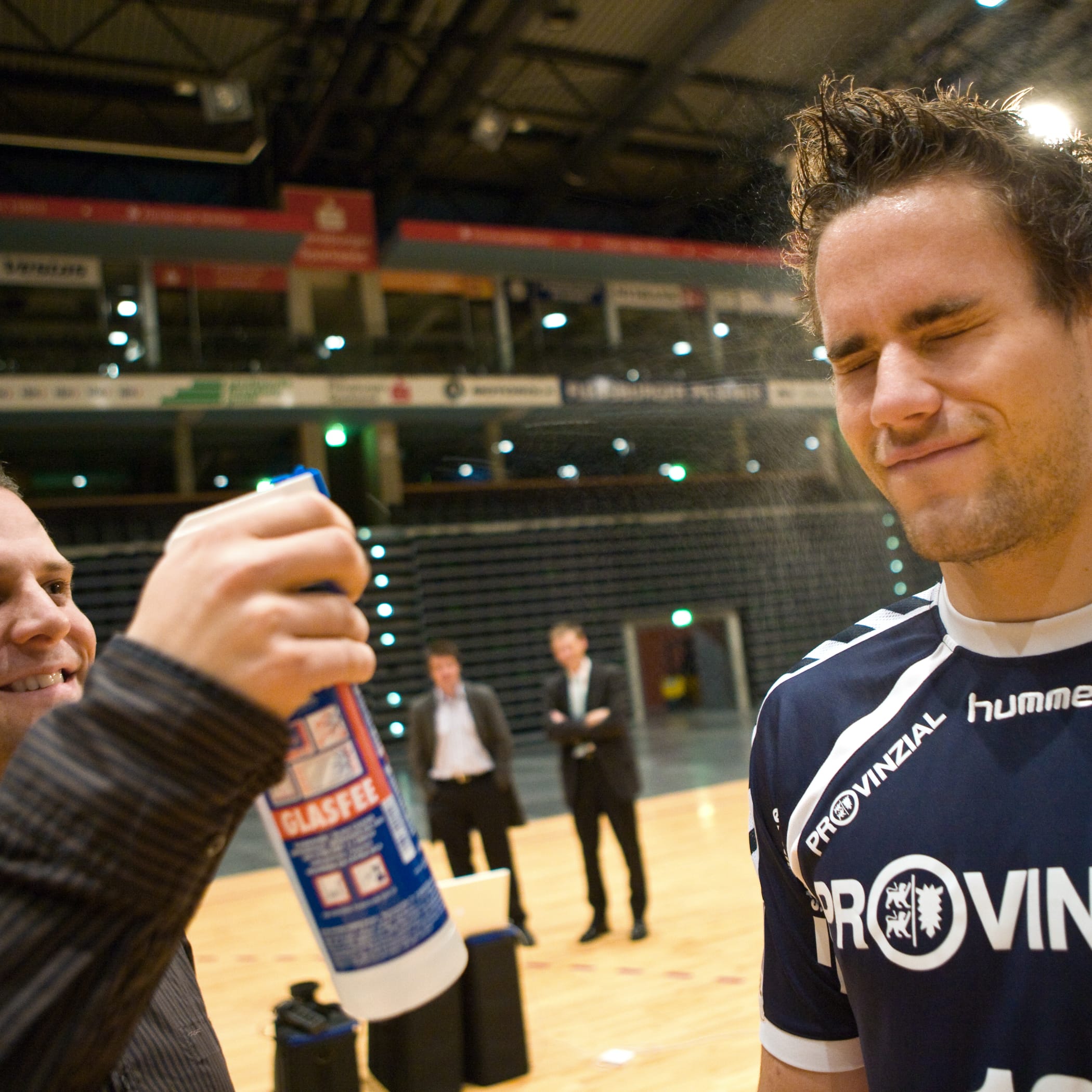 hochzwei_stfl_teaser_03.jpg SG Flensburg Handewitt Spieler vor einem Spiel