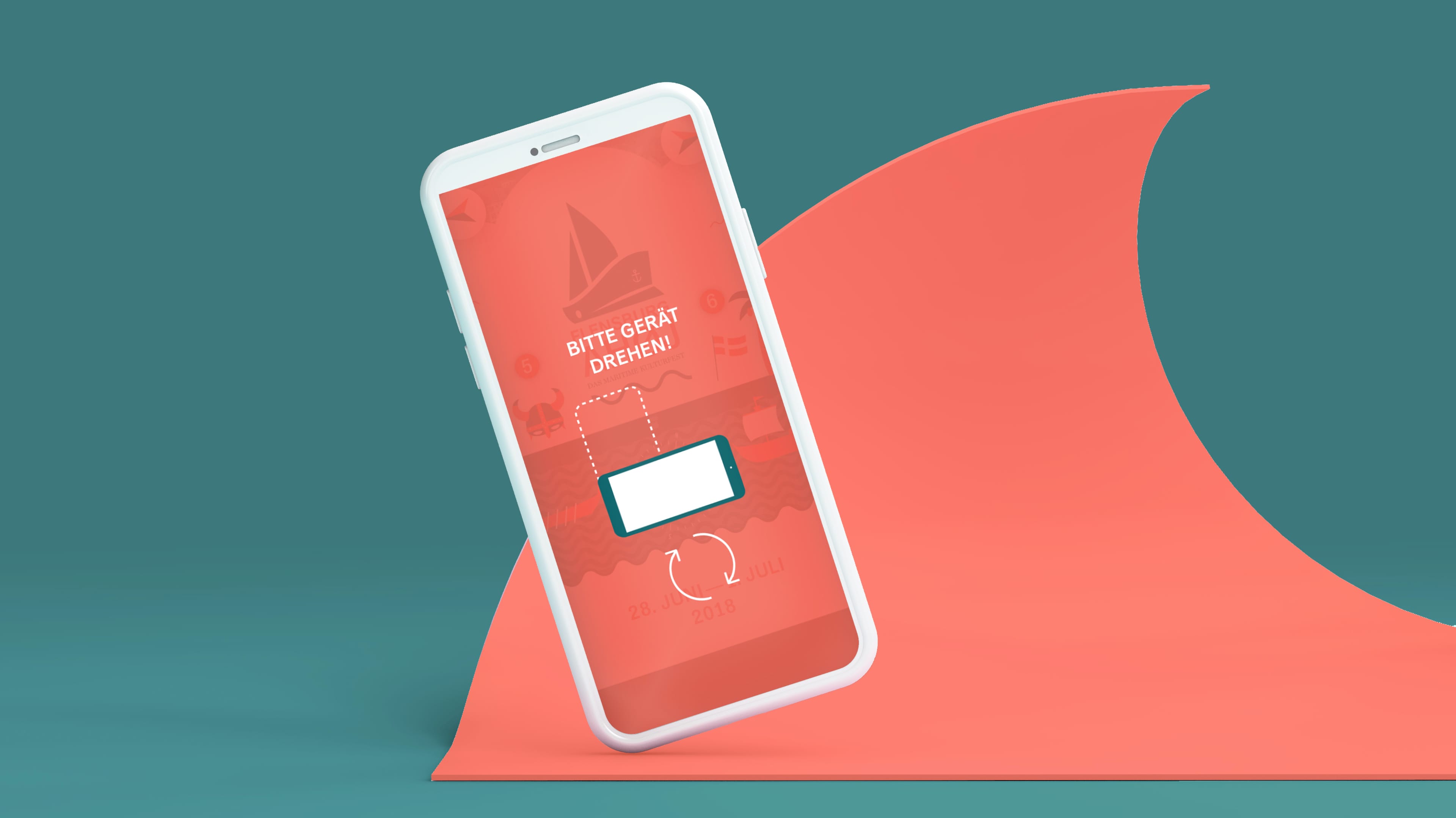 hochzwei_flfj_slider_02.jpg Weißes Smartphone mit pinken Hintergrund