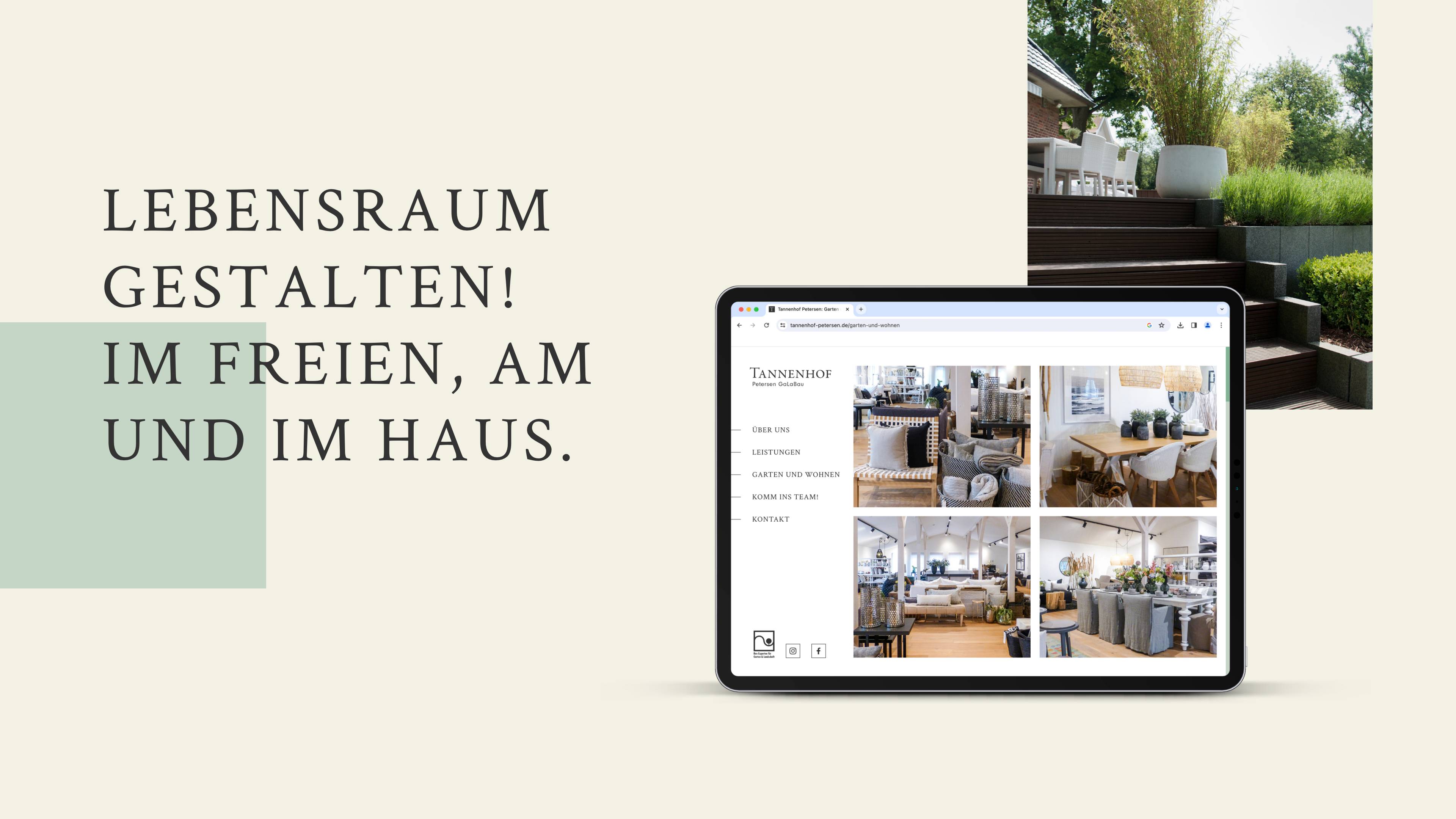 Lebensraum gestalten! Im Freien, am und im Haus mit Tannenhof Petersen