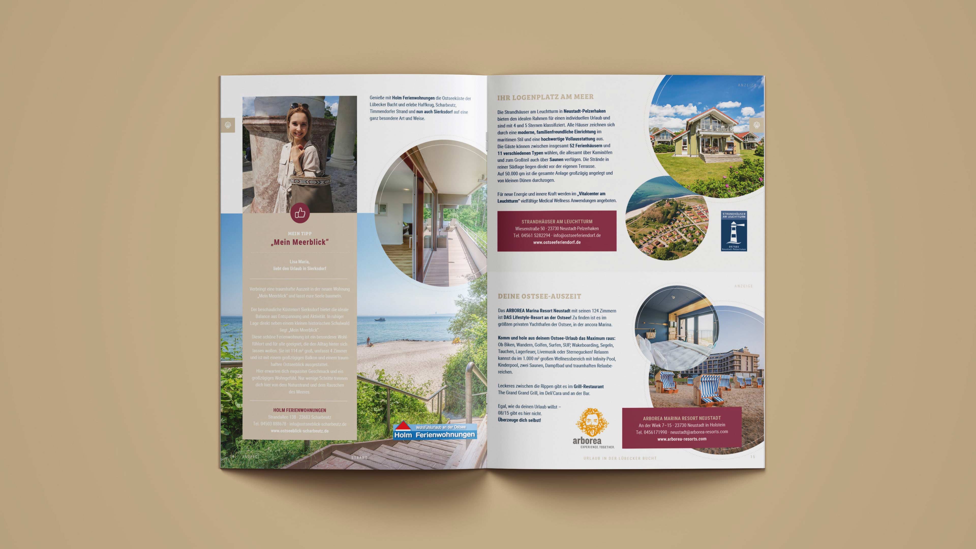 hochzwei_talb_slider_01.jpg Aufgeblättertes Magazin von Talb mit bunten Collagen