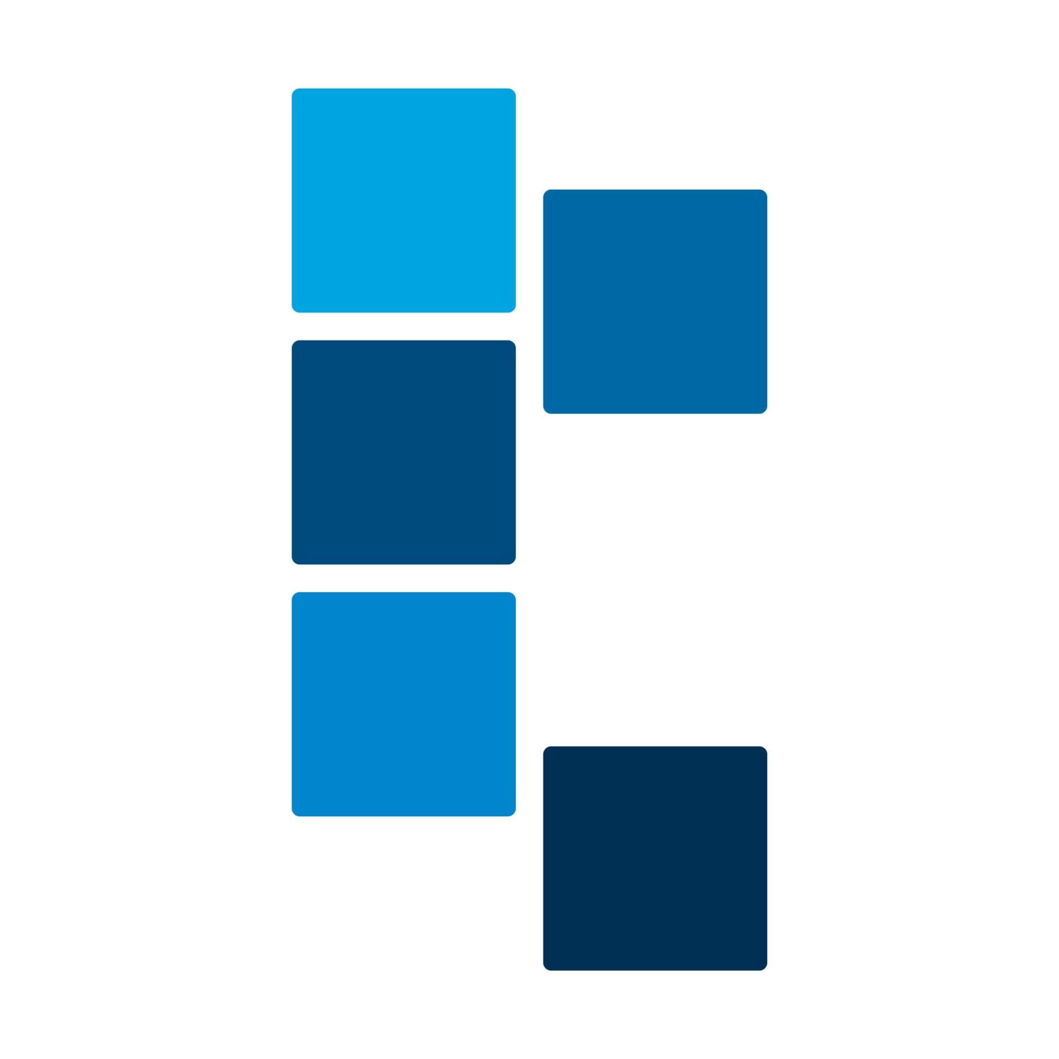 hochzwei_tekk_teaser_04.jpg Fünf blaue Kacheln auf einem weißen Hintergrund