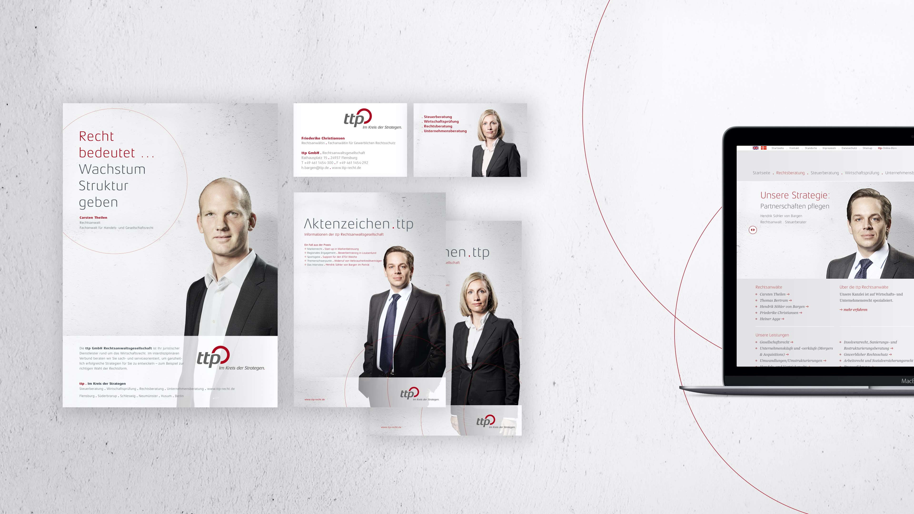 Ausschnitte mehrere Internetseiten von ttp