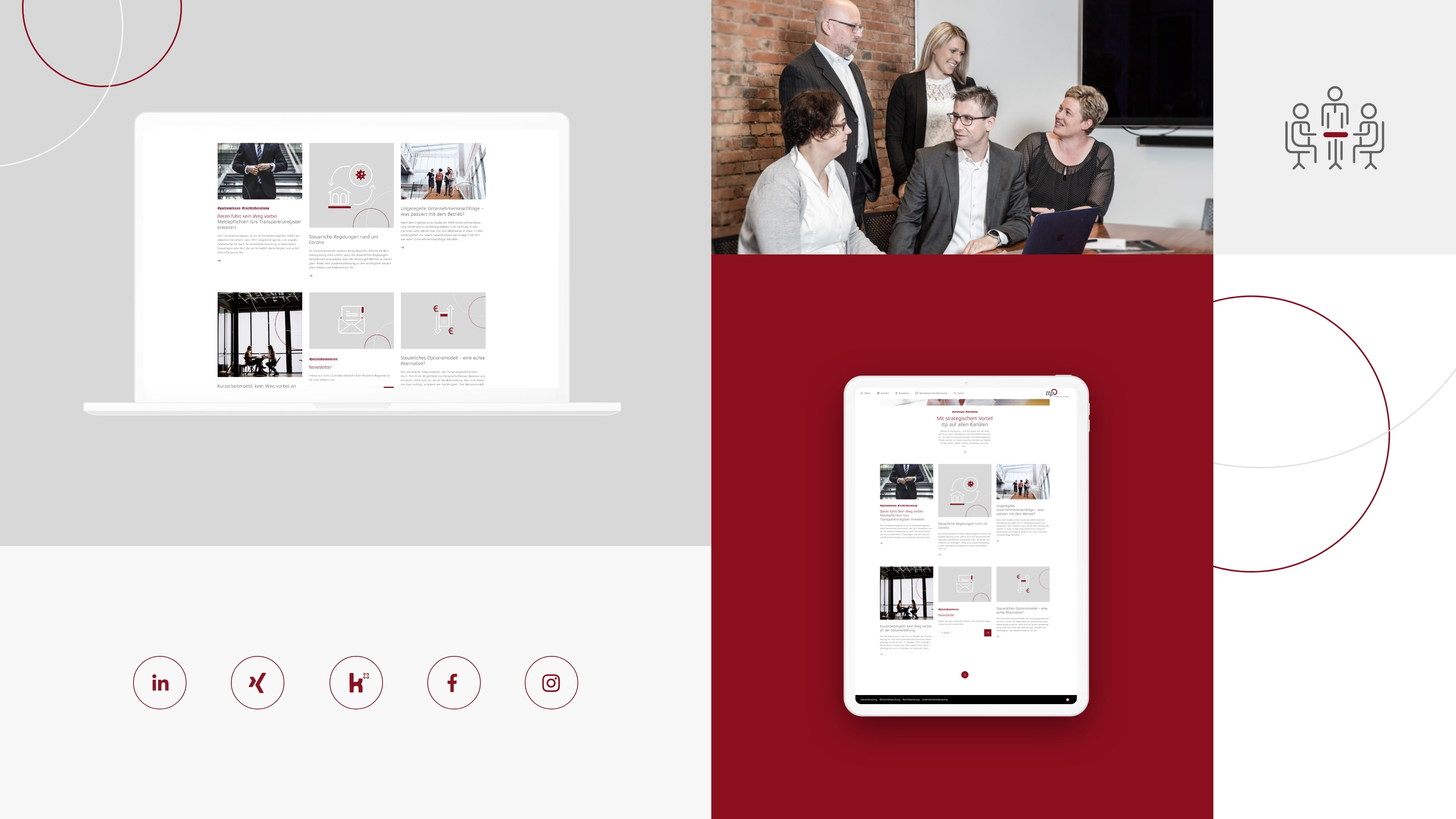 hochzwei_ttp_komm_slider_01.jpg Bilderkollage aus Homepage Ansicht und Gruppenbild