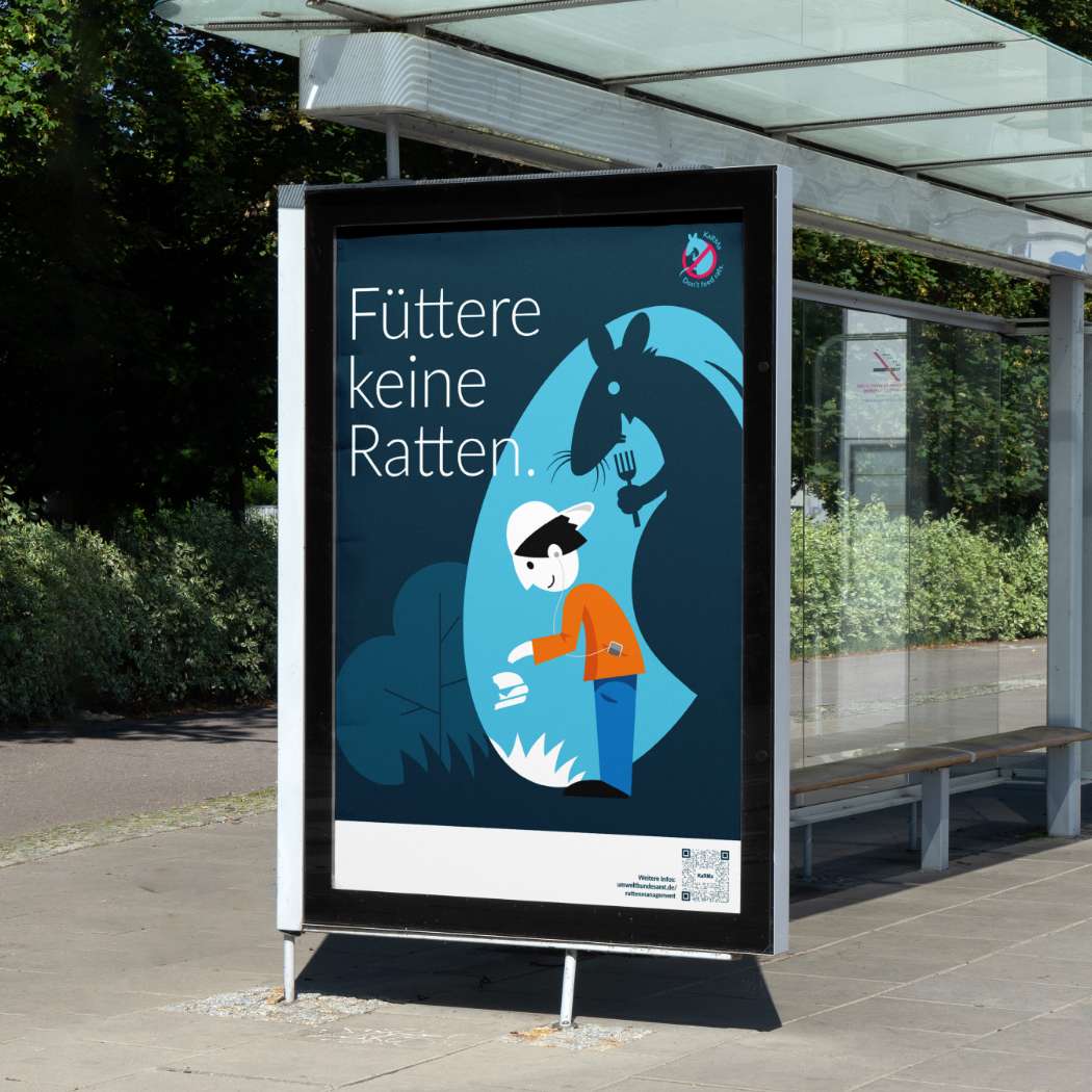 h2_umbu_teaser_05.jpg Ein Werbebanner an einer Bushaltestelle