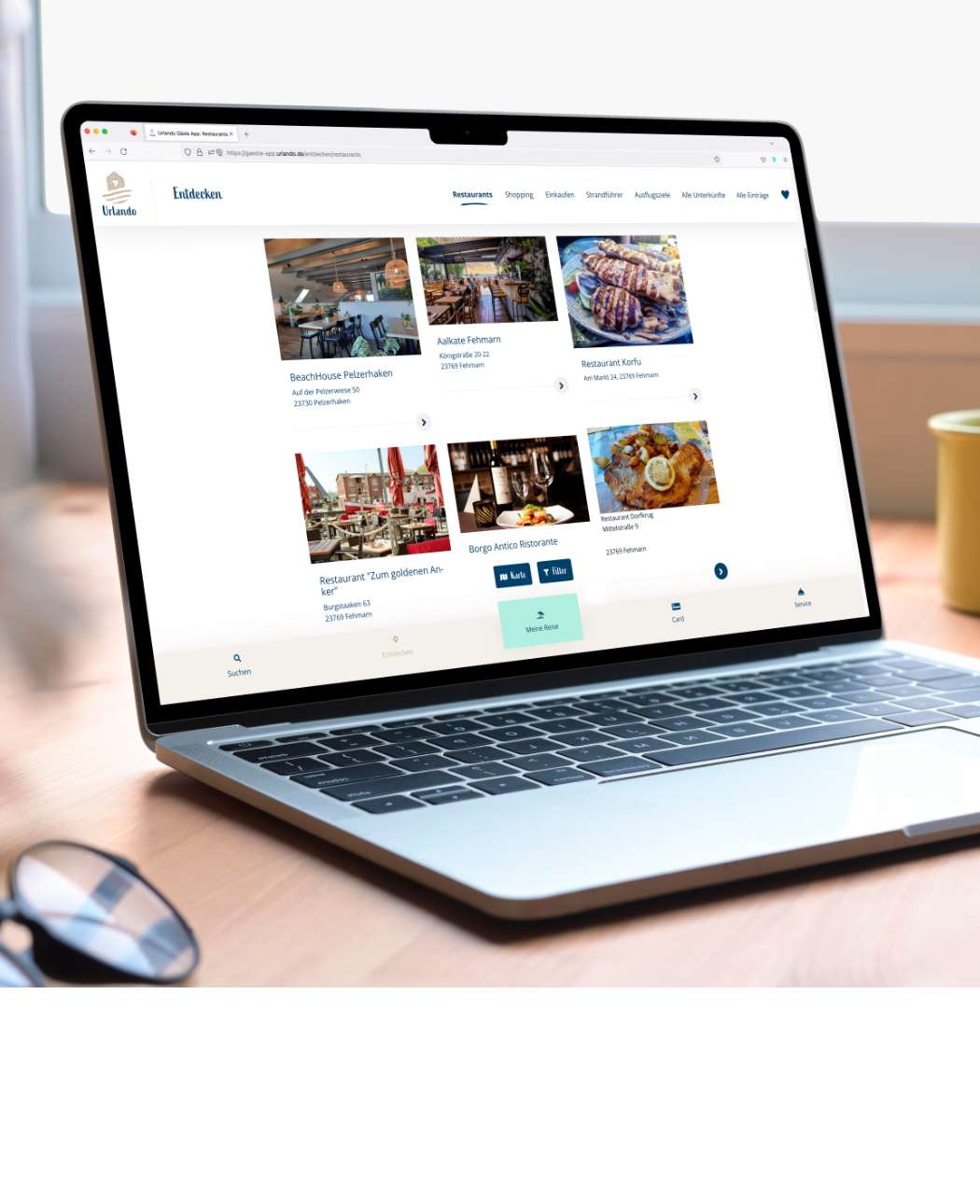 h2_uraos_teaser_8.jpg Die URLANDO-App in der Desktop-Ansicht.