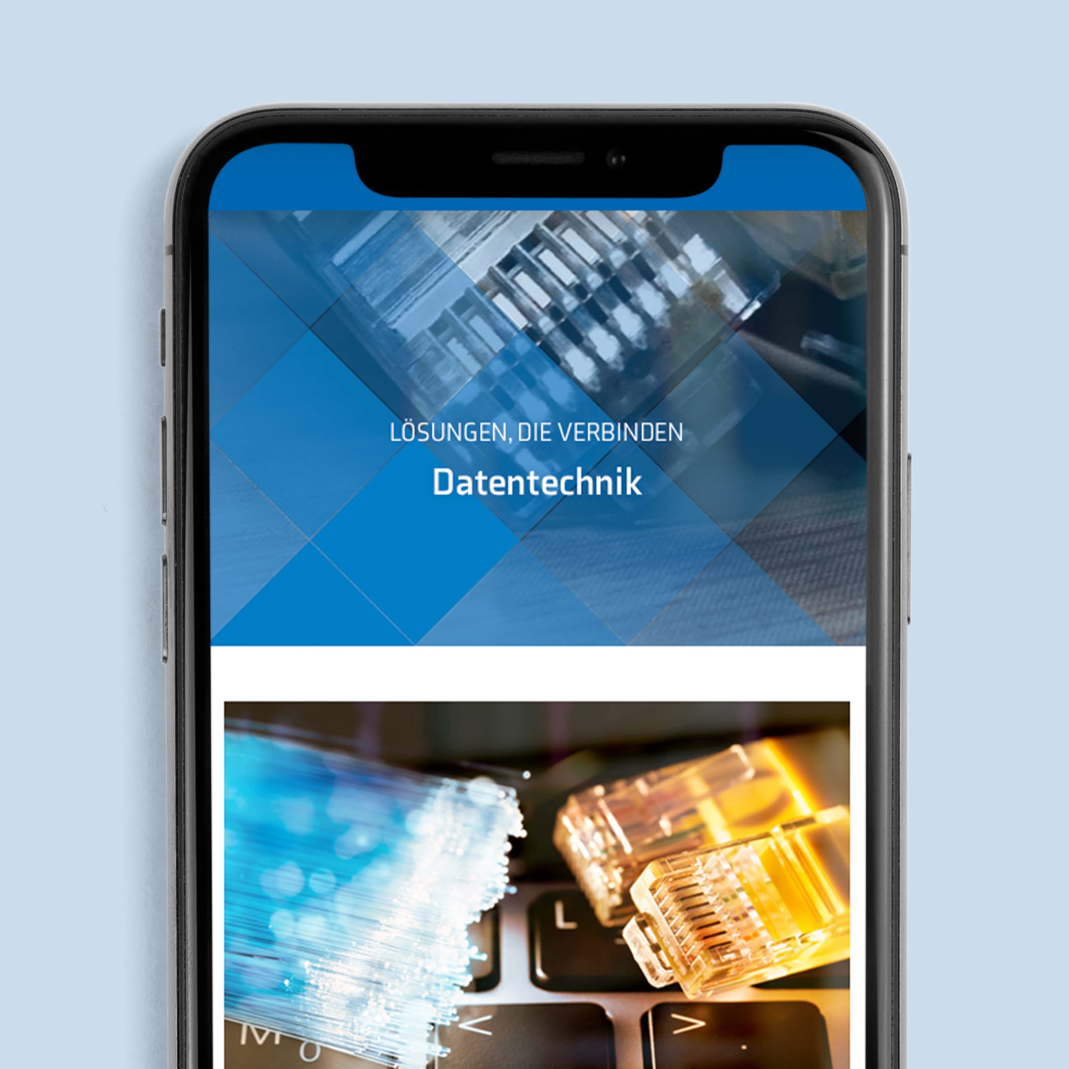 Handyansicht der Vater Homepage