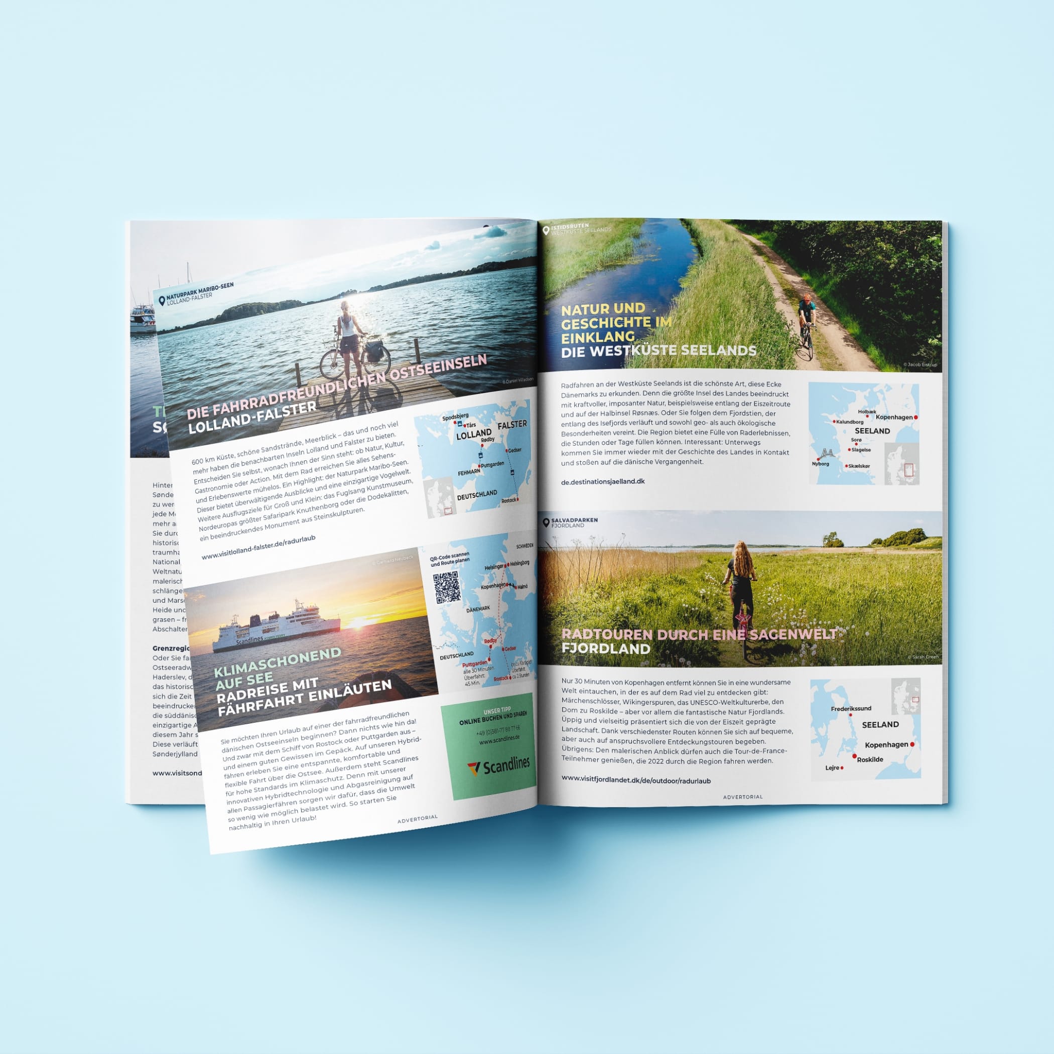 hochzwei_kvideAdvertorial_teaser_10.jpg Aufgeschlagener Visitdenmark advertorial Katalog