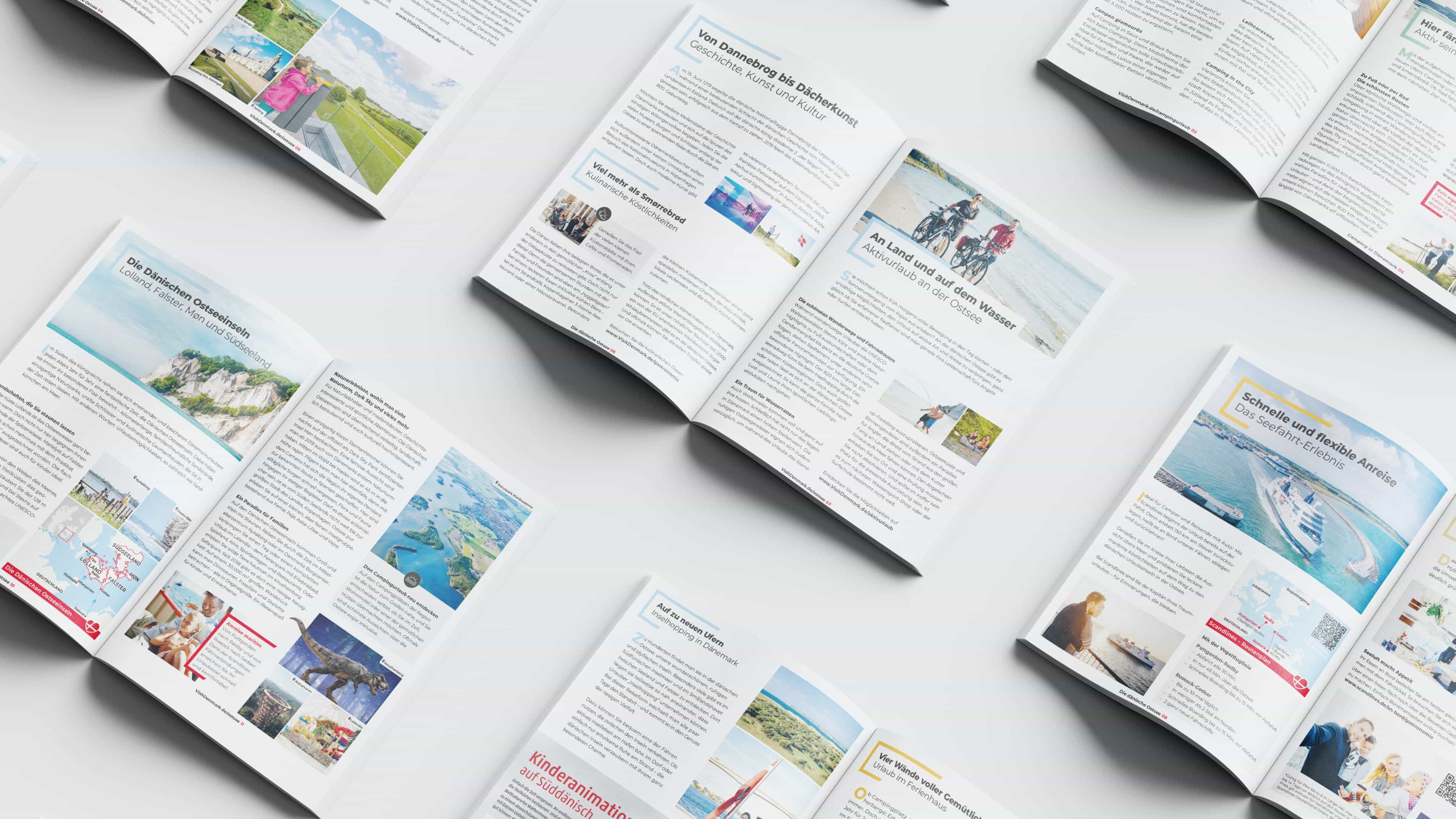 hochzwei_vide_slider_03.jpg Mehrere Visitdenmark Kataloge nebeneinander gereiht