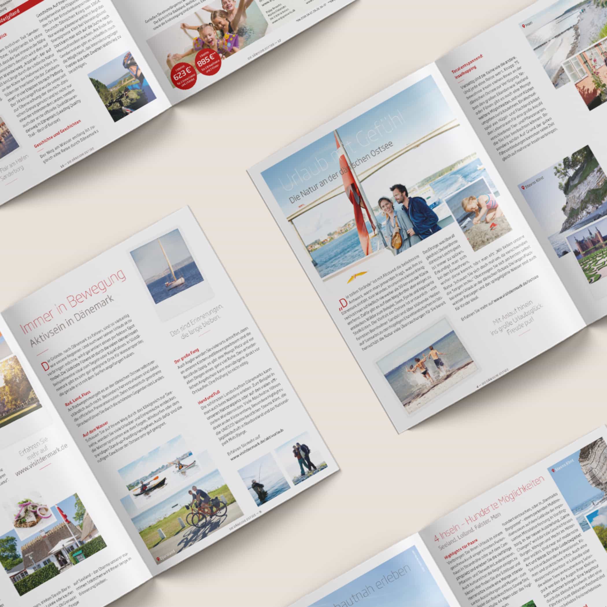 hochzwei_vide_teaser_01.jpg Diverse aufgeschlagene Visitdenmark Kataloge