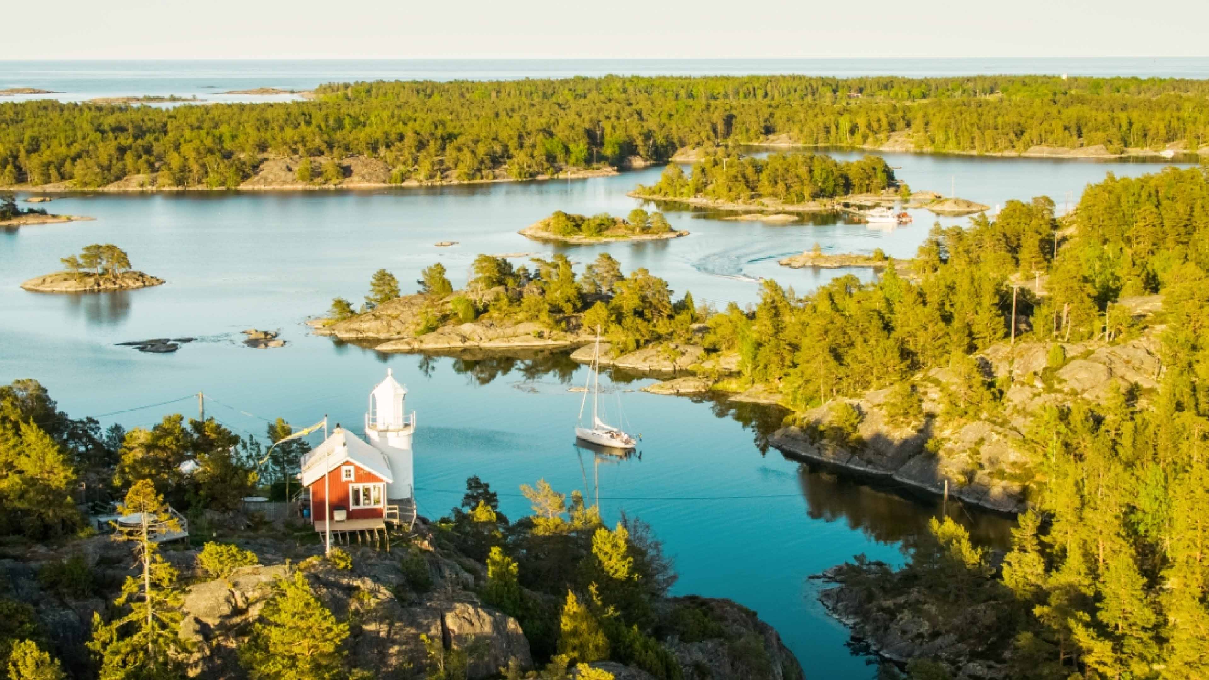 Blick auf die Natur von Smaeland