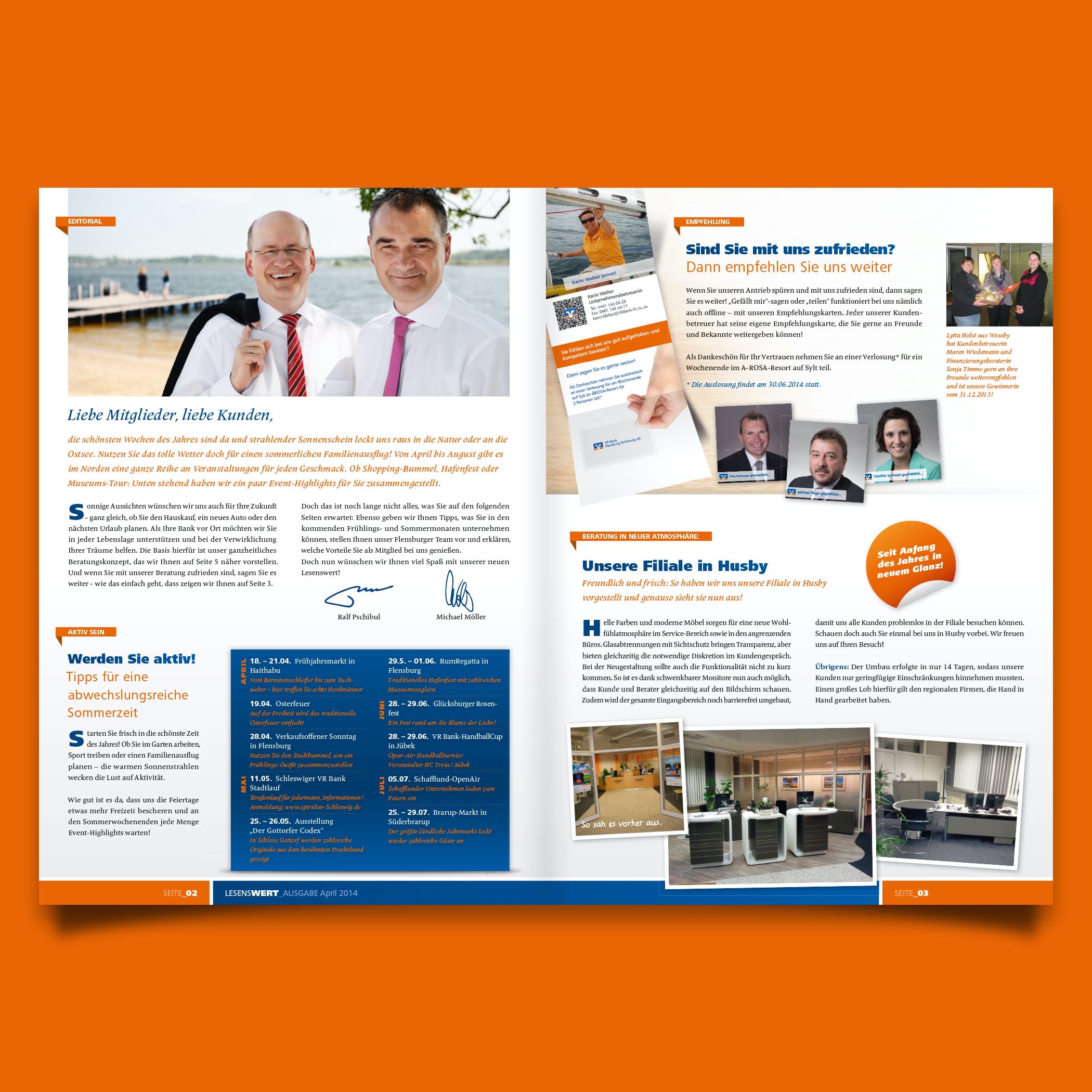 hochzwei_vrba_teaser_06.jpg Aufgeschlagener Katalog mit mehreren Artikeln