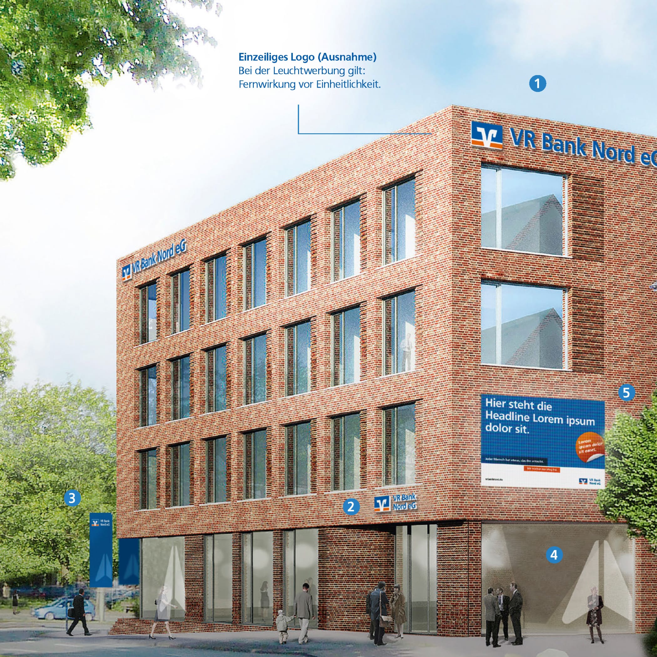 hochzwei_vrba_teaser_05.jpg Außenansicht des modernen Gebäudes der VR Bank