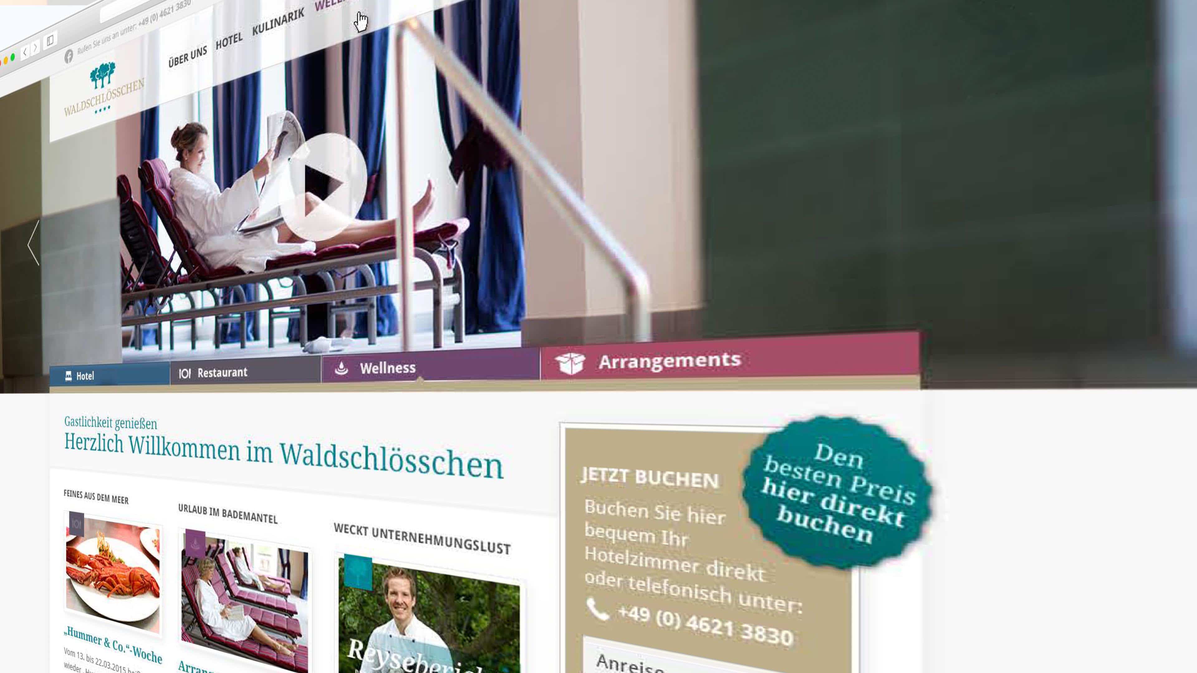 Nahaufnahme des Waldschlöschen