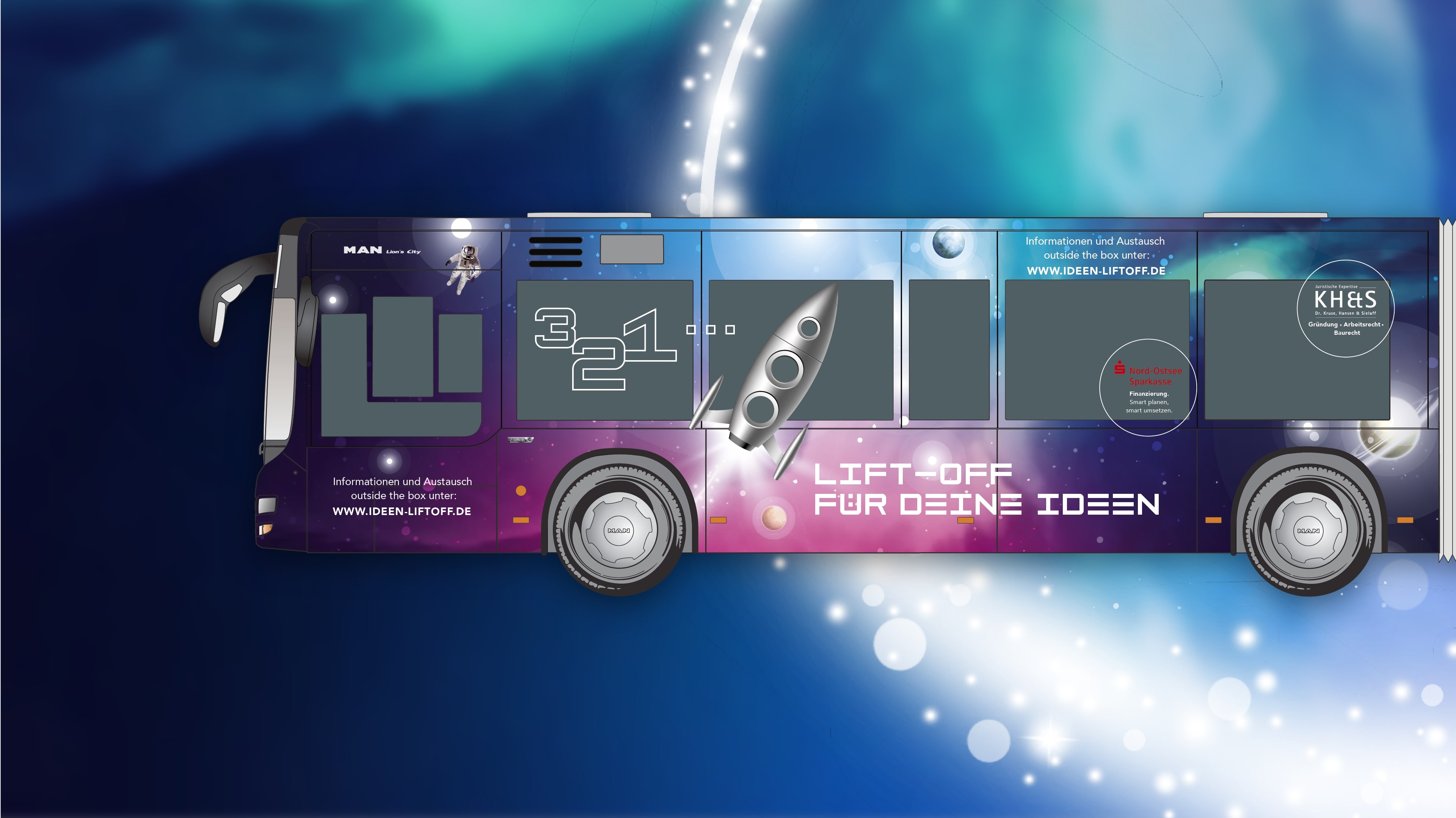 hochzwei_wireg_slider_01.jpg Vorderseite eines Busses mit Busbeschriftung