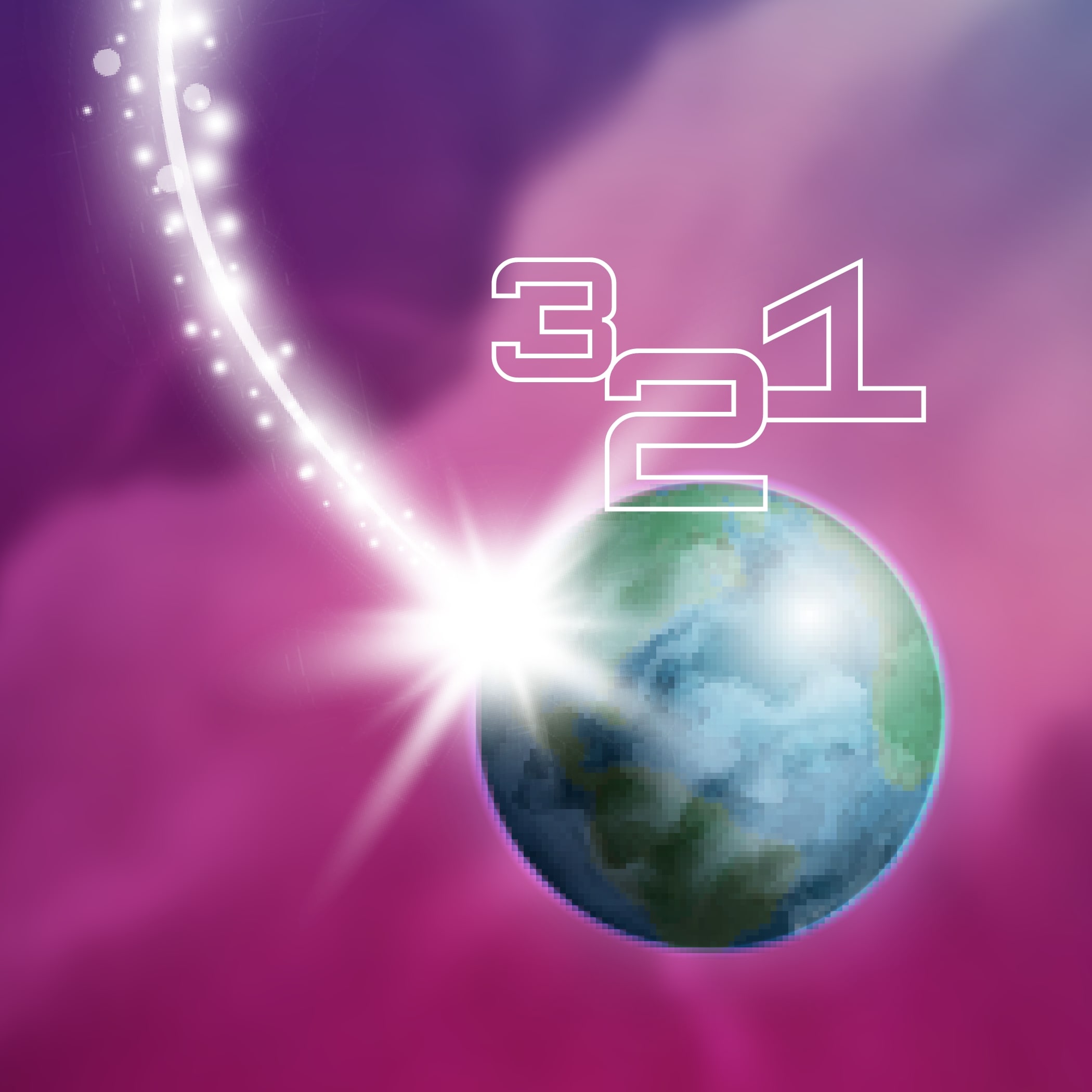 hochzwei_wireg_teaser_03.jpg Weltkugel mit einem hellem Lichtstrahl