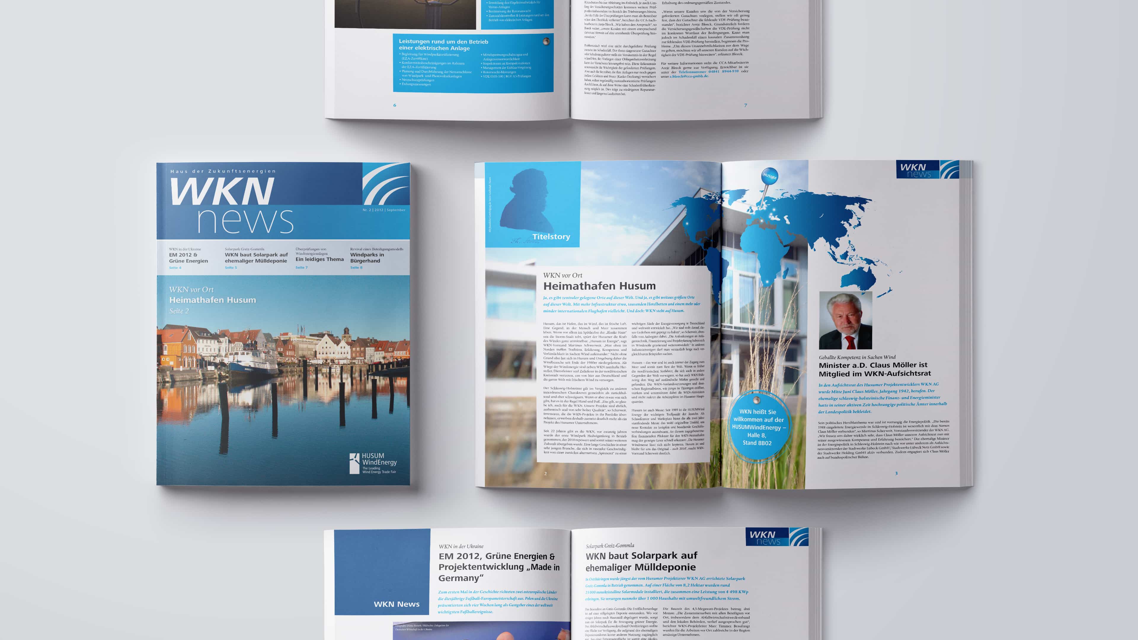 WKN Katalogvorderseite mit mehreren Artikeln