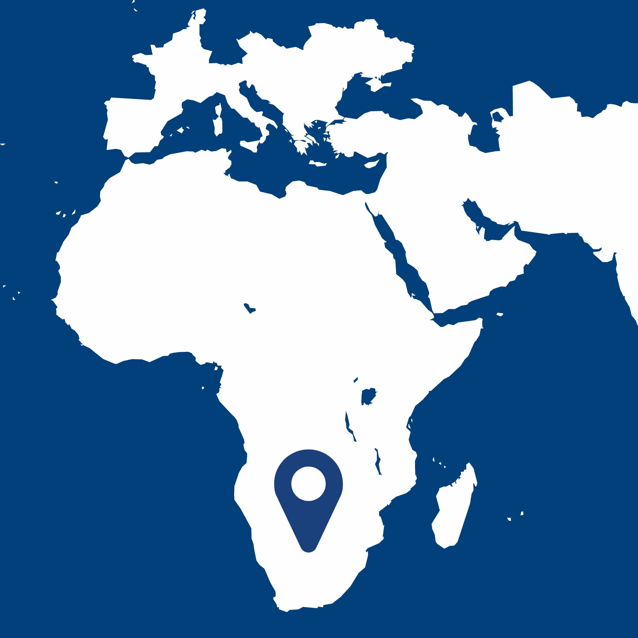 hochzwei_wkn_teaser_02.jpg Weiße Landkarte mit Standort in Afrika