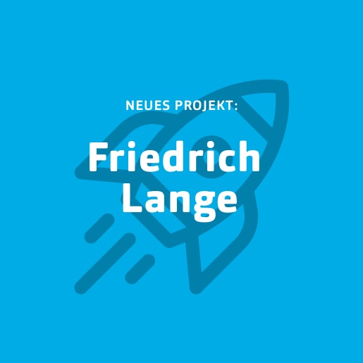 Starpotential²: Friedrich Lange Blaue Kachel für Neukunde Friedrich Lange