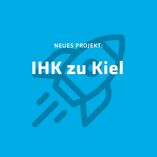 Engagement zeigen²: IHK zu Kiel Blaue Kachel für Neukunde IHK zu Kiel