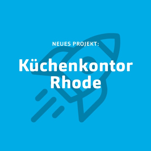 Am Herd²: Küchenkontor Rhode Blaue Kachel für Neukunde Küchenkontor Rhode