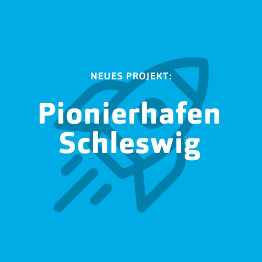 Leinen los²: Pionierhafen Schleswig Blaue Kachel für Neukunde Pionierhafen Schleswig