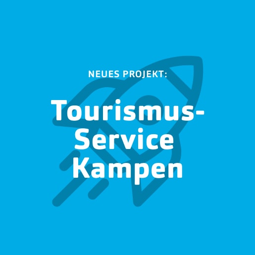 Exklusiv²: Tourismus-Service Kampen Blaue Kachel für Neukunde Tourismus Service Kampen
