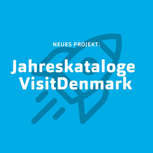 Urlaubstraum²: Jahreskataloge VisitDenmark Blaue Kachel für Neukunde VisitDenmark