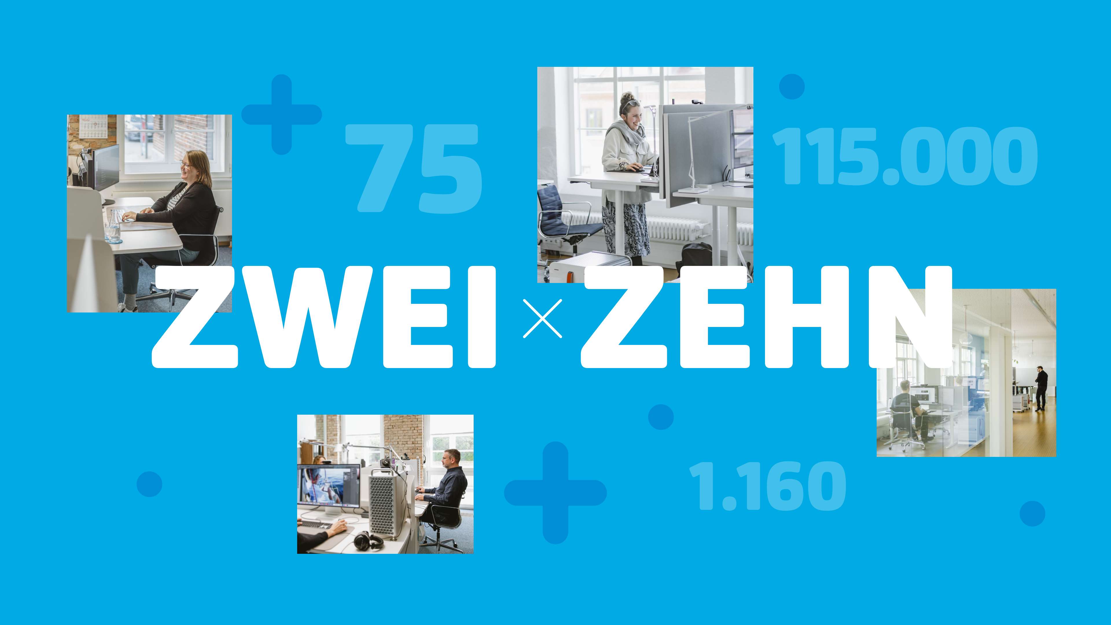 Zwei x zehn: 4 Bilder aus dem HOCHZWEI-Alltag und relevante Zahlen