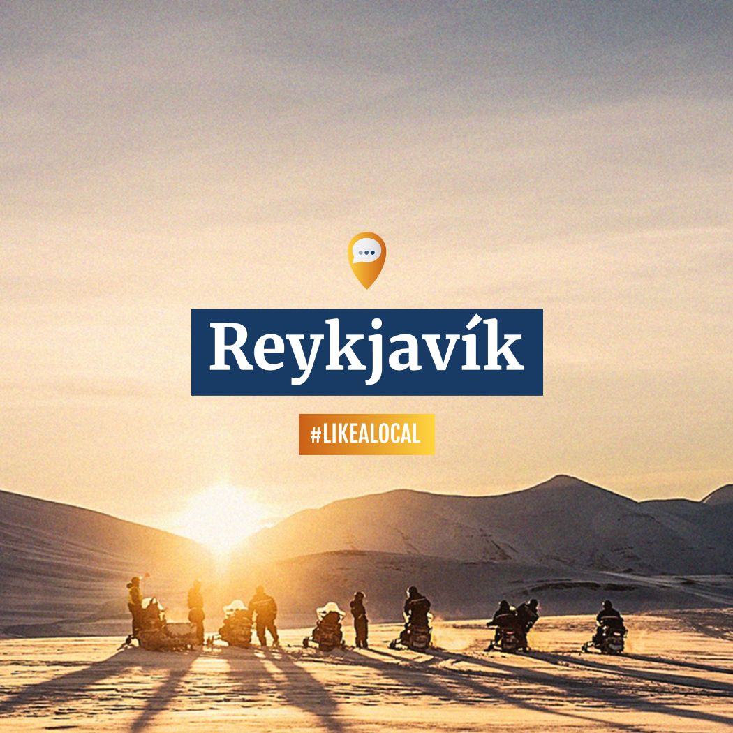 Schneelandschaft mit Text 