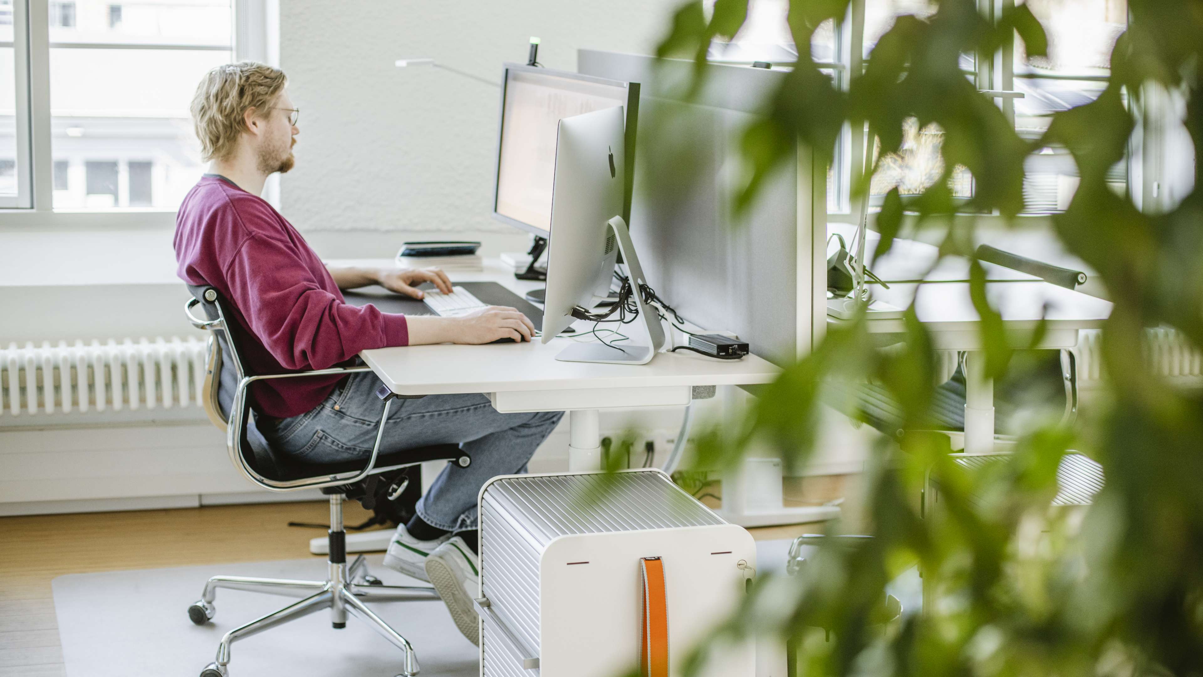 Unser Kollege Martin bei der Arbeit