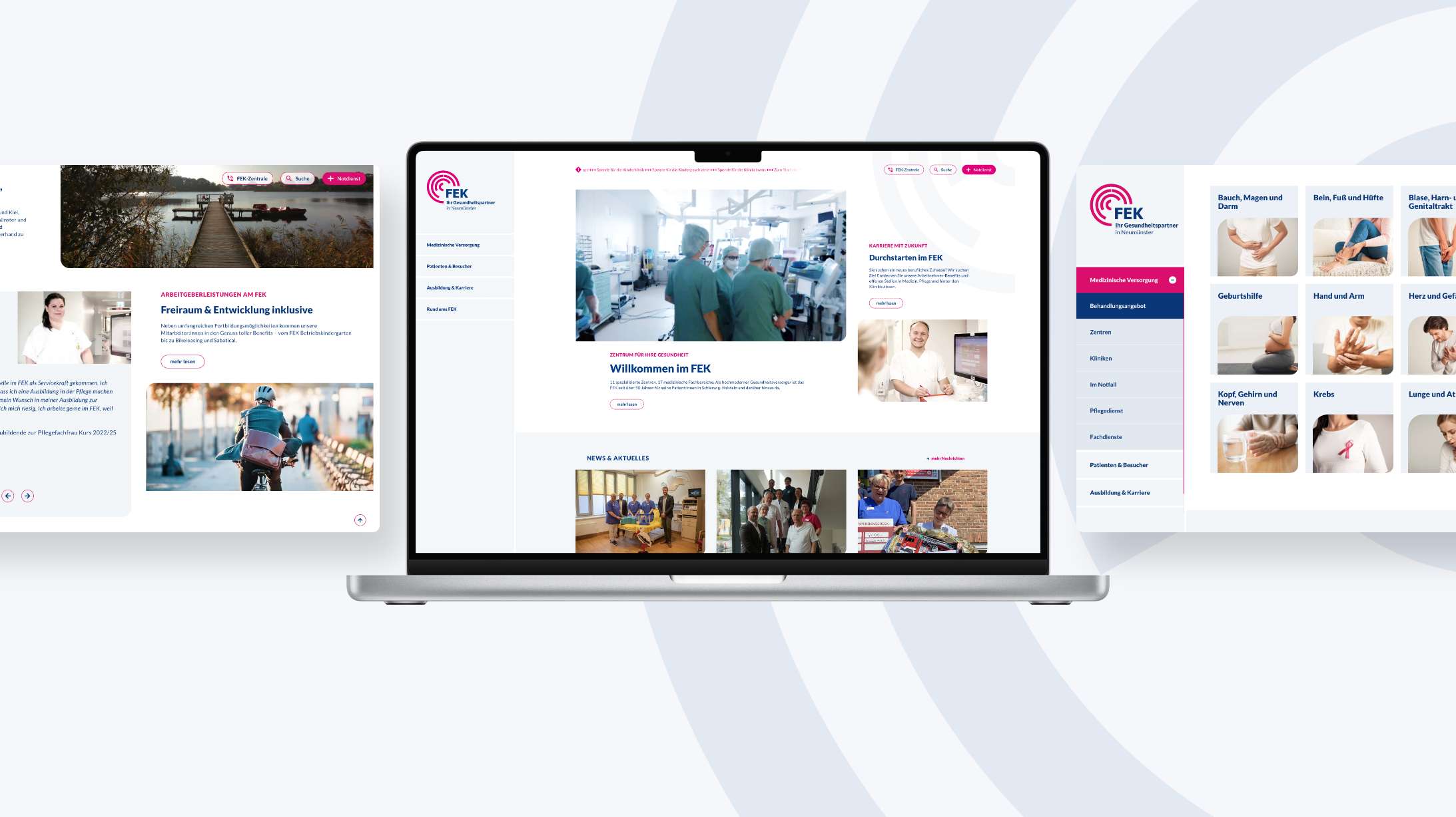 h2_einblicke_gesundheitsmarkt_teaser_04.jpg Die neue Webseite des FEK Neumünster in der Desktopversion