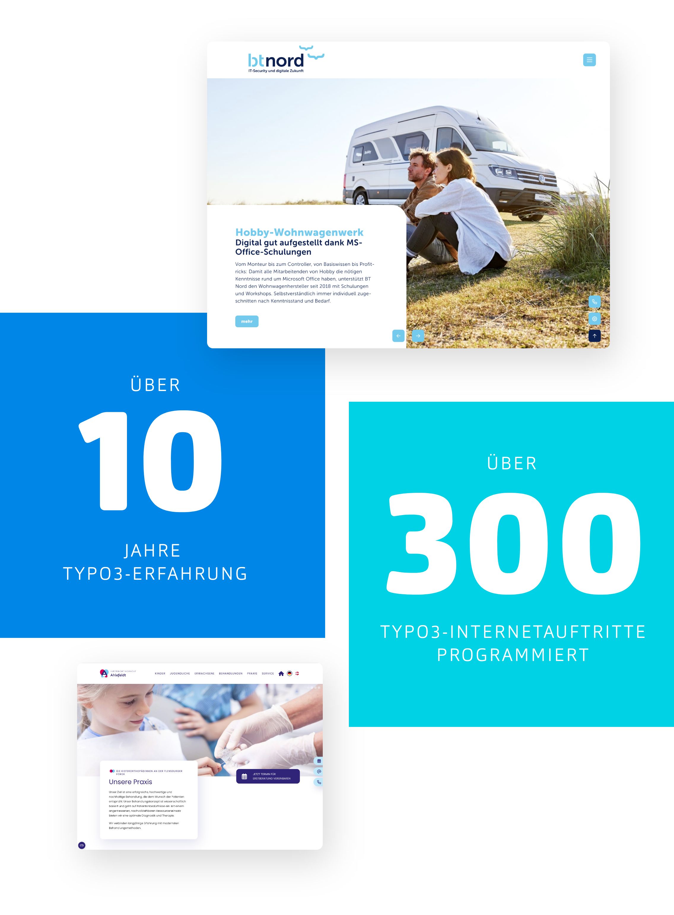 h2_typo3_teaser_02.jpg Mehrere Kacheln: 10 Jahre TYPO3-Erfahrung und 300 Projekte
