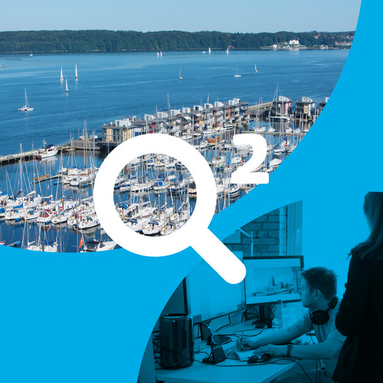 Arbeitsort Blick auf Sonwiker Hafen