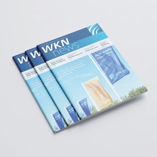 Drei WKN Kataloge in blau