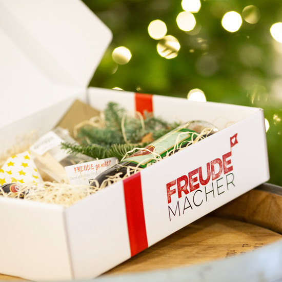 Schöne Bescherung² Weiße Freudemacher Geschenkebox