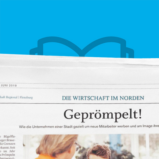 Anschnitt eines Zeitungsartikels mit dem Titel Geprömpelt