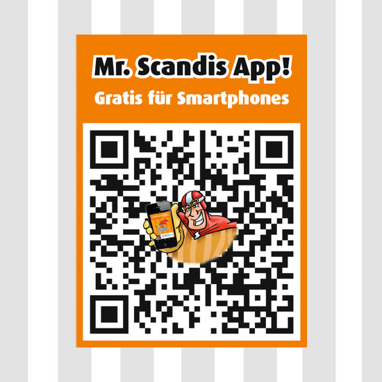 App nach Handewitt! QR Code mit Mr Scandi