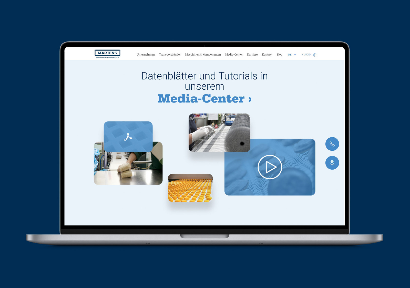 hochzwei_MRT_teaser_08.jpg Ein Laptop mit der Märtens Homepage