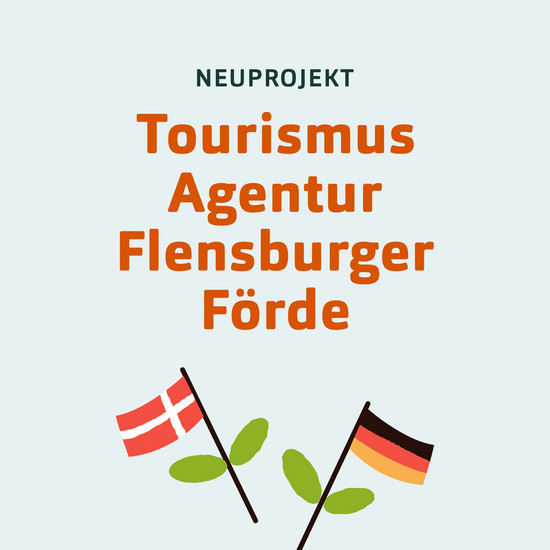 Wegweisend²: Tourismus Agentur Flensburger Förde Zwei Flaggen mit Blättern