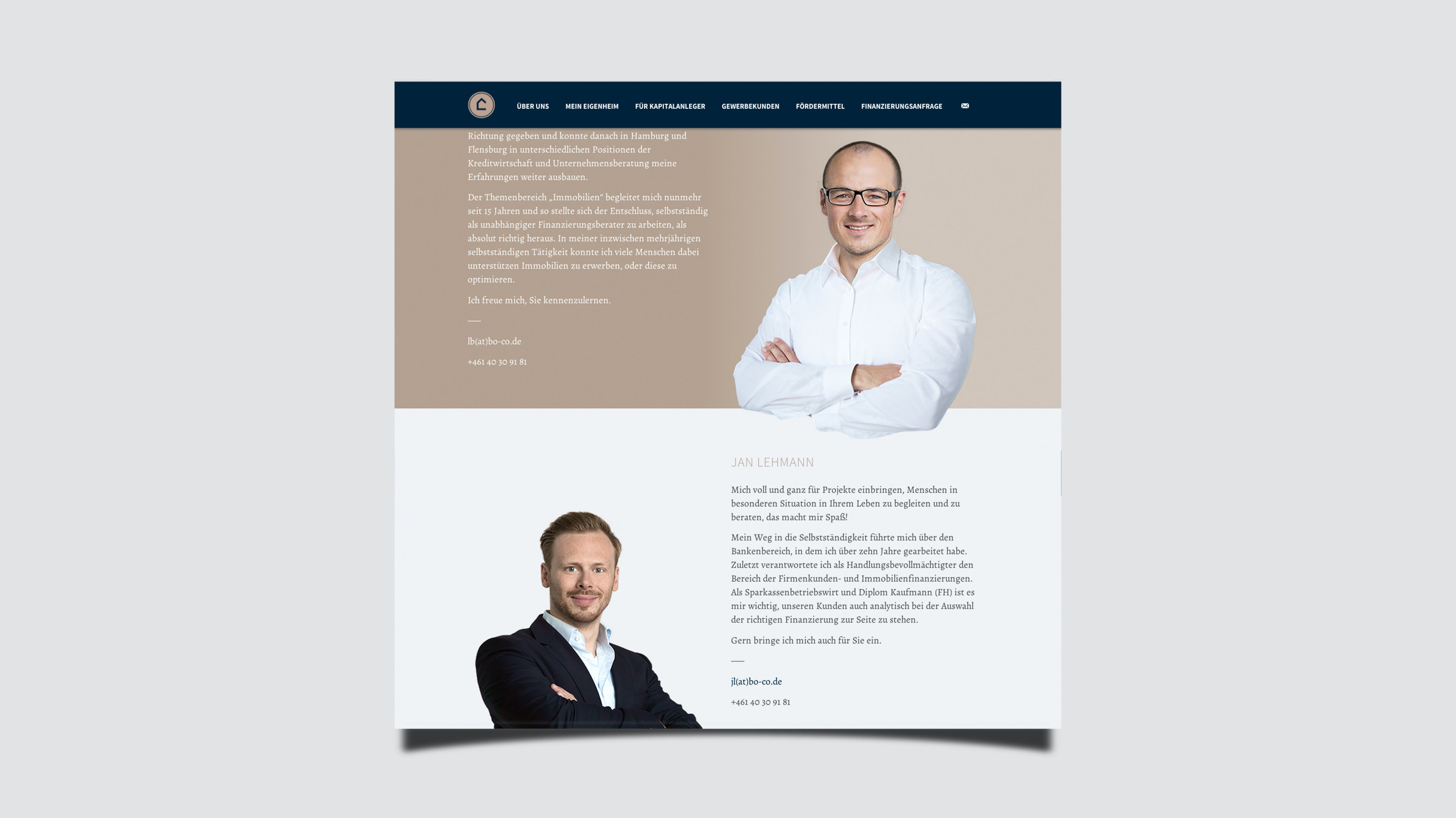 hochzwei_boko_slider_02.jpg Screenshot der Ansprechpartner bei Borchardt & Co mit Porträts